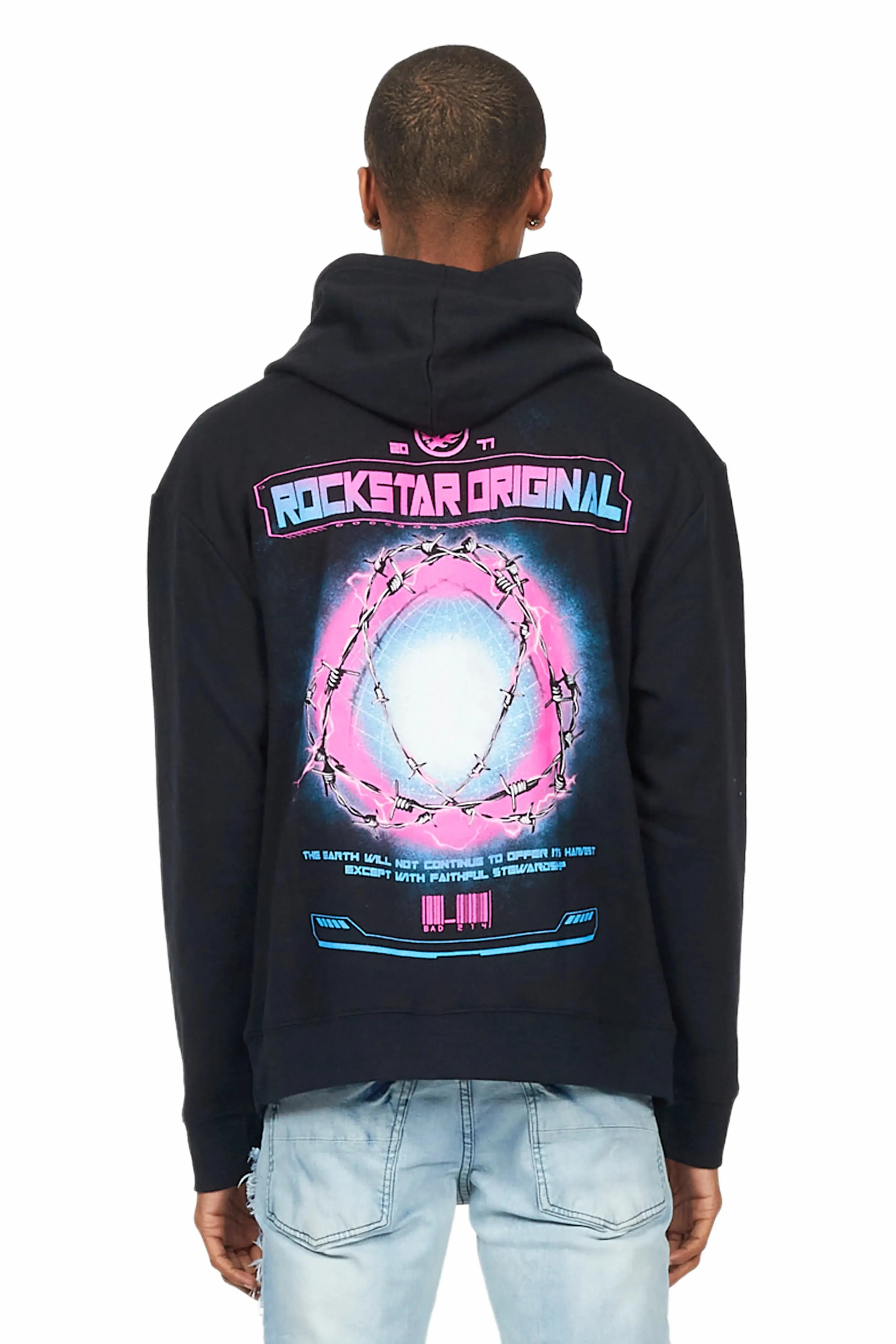 Digital Black Graphic Hoodie sold by Rockstar Original product image thumbnail 5