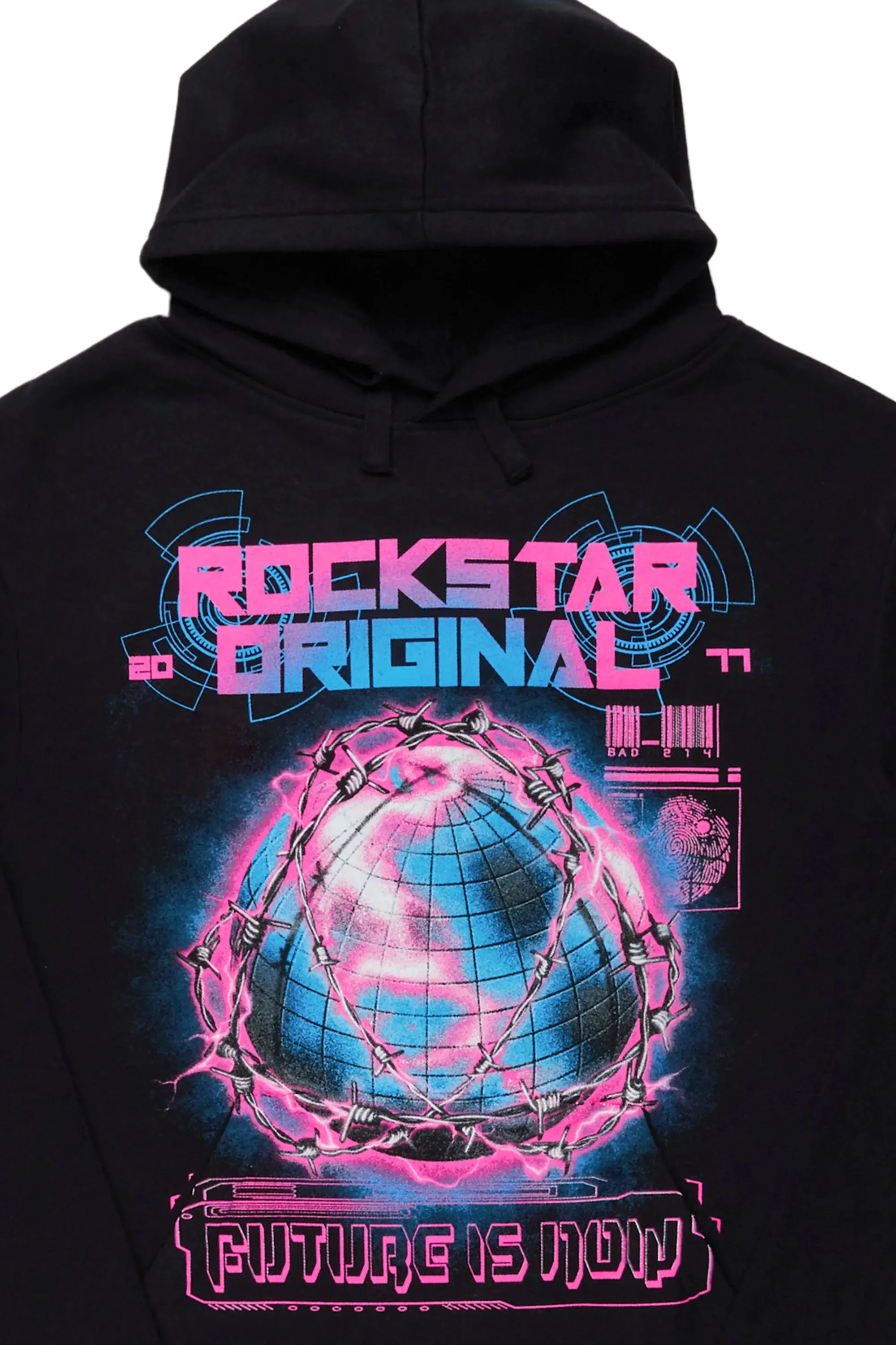 Digital Black Graphic Hoodie sold by Rockstar Original product image thumbnail 3