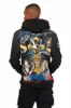 Innis Black Distressed Graphic Hoodie sold by Rockstar Original