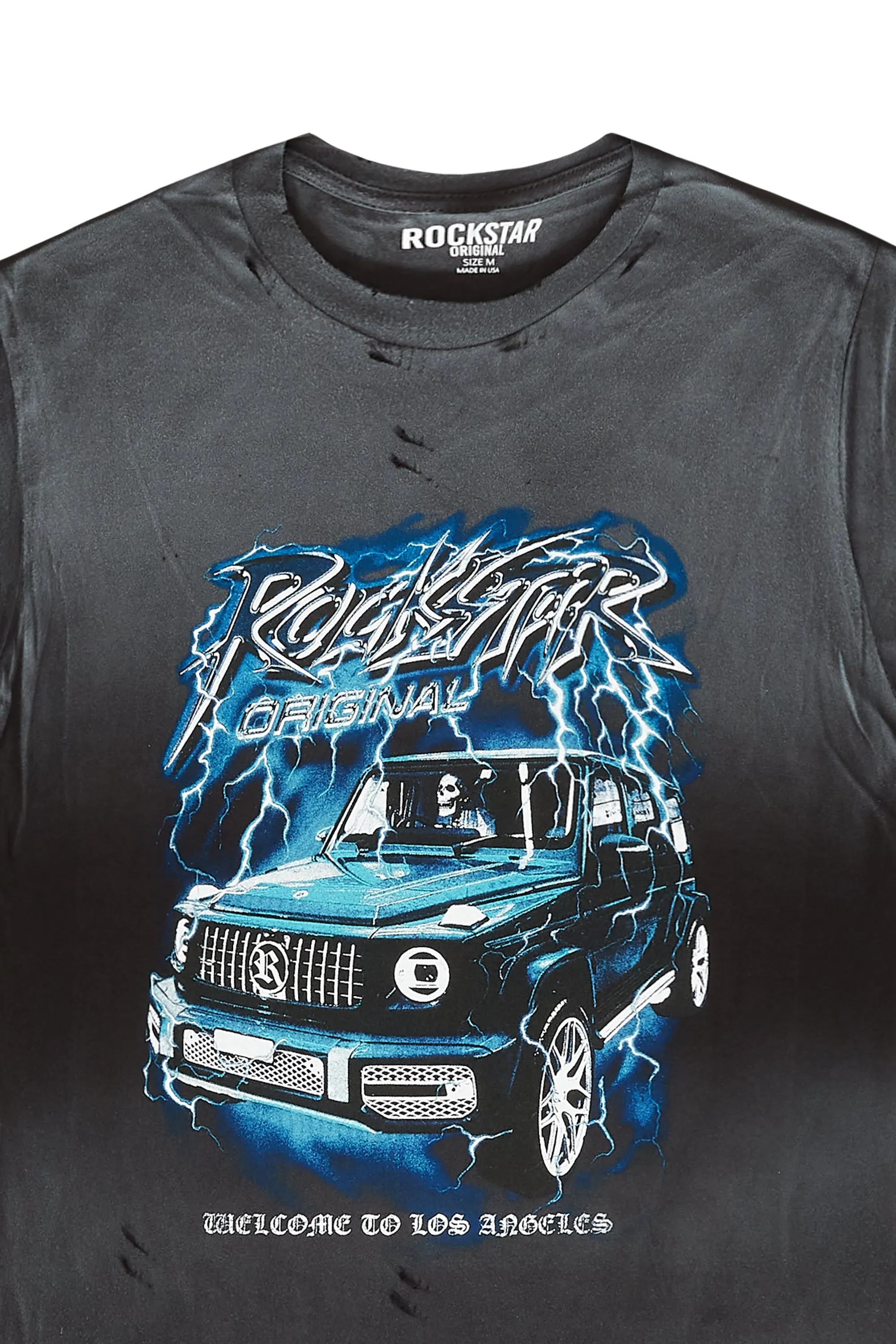 Zolo Black Graphic T-Shirt sold by Rockstar Original product image thumbnail 2