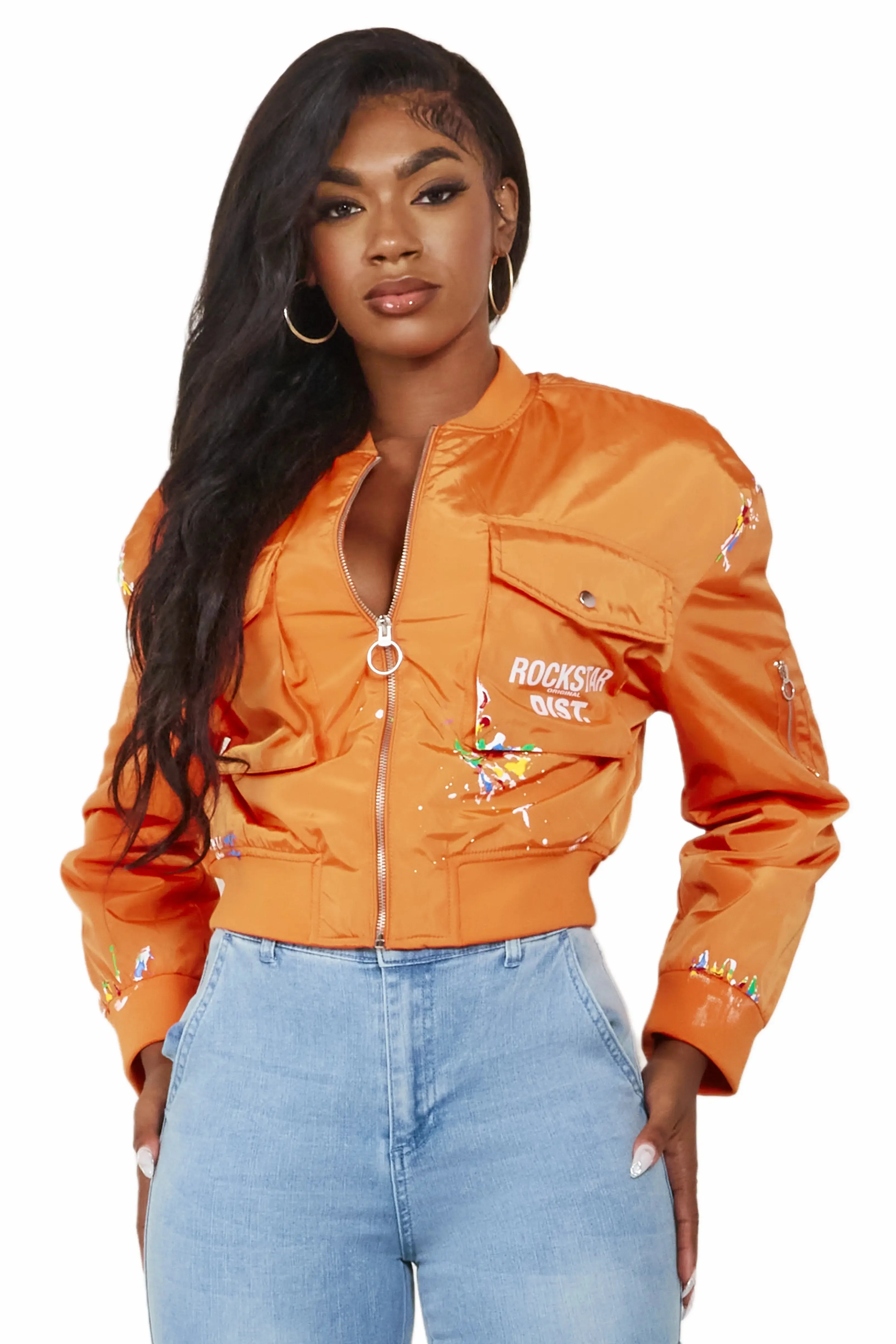 Mosha Orange Jacket sold by Rockstar Original