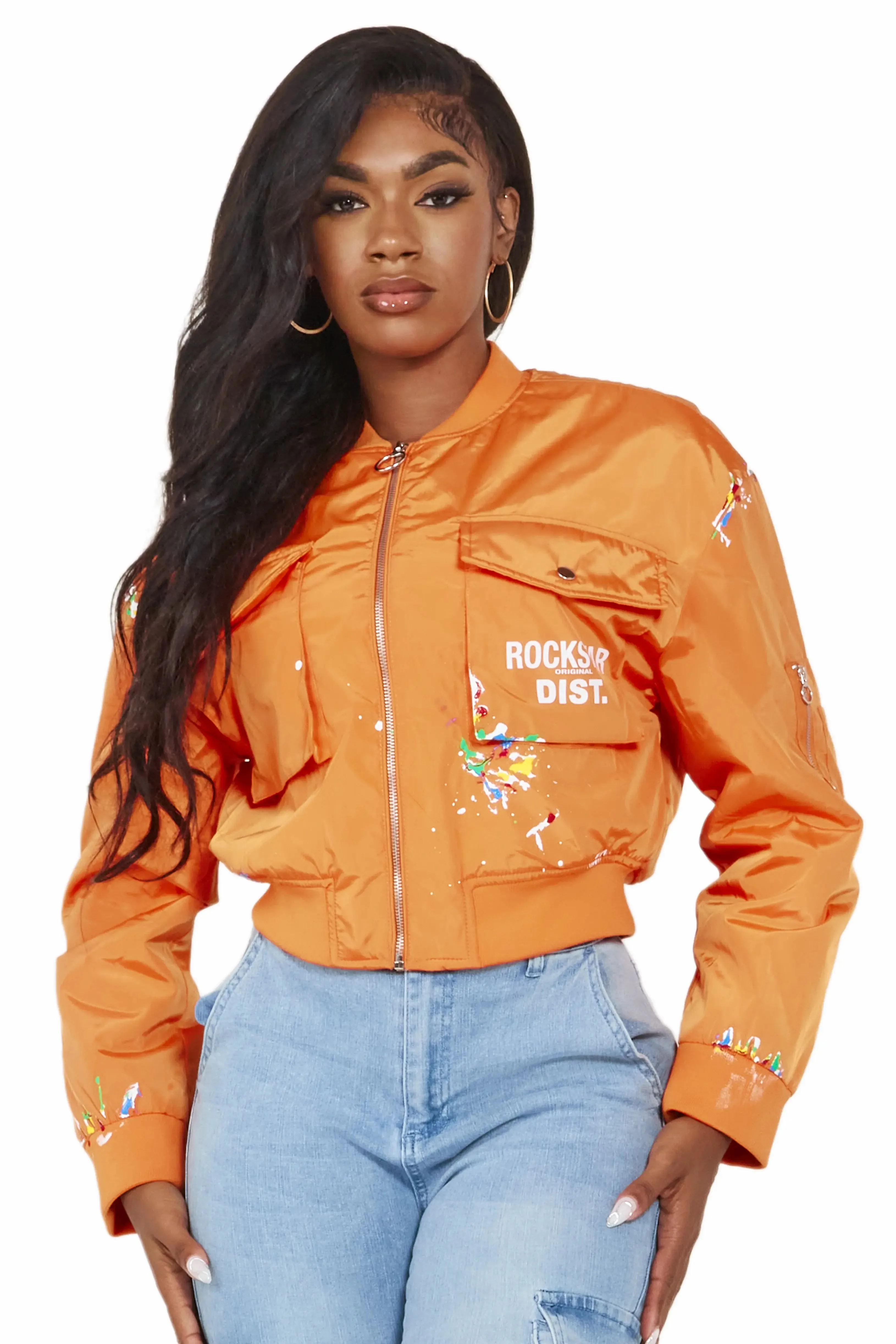 Mosha Orange Jacket sold by Rockstar Original product image thumbnail 5