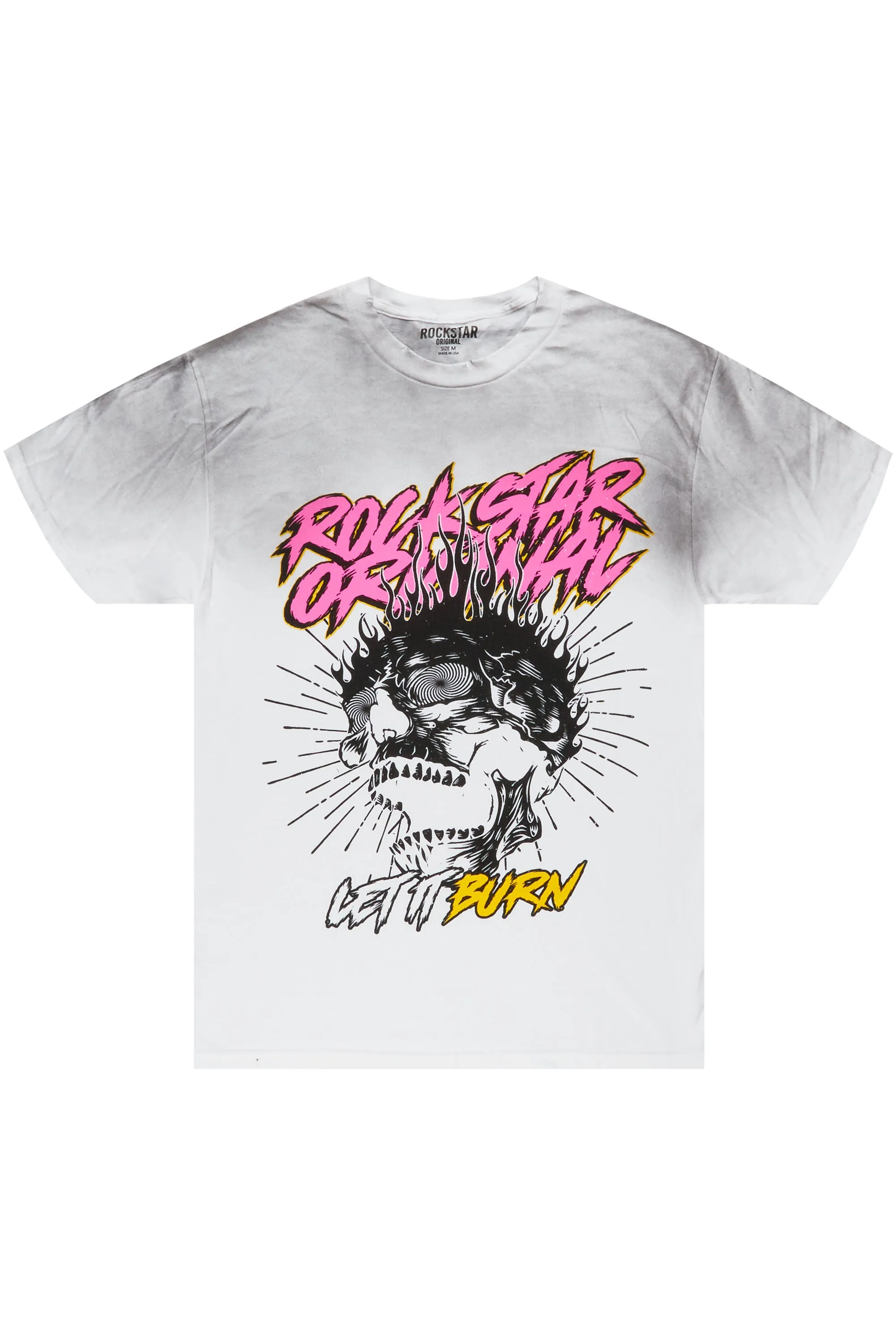 Naypolm White Graphic T-Shirt sold by Rockstar Original