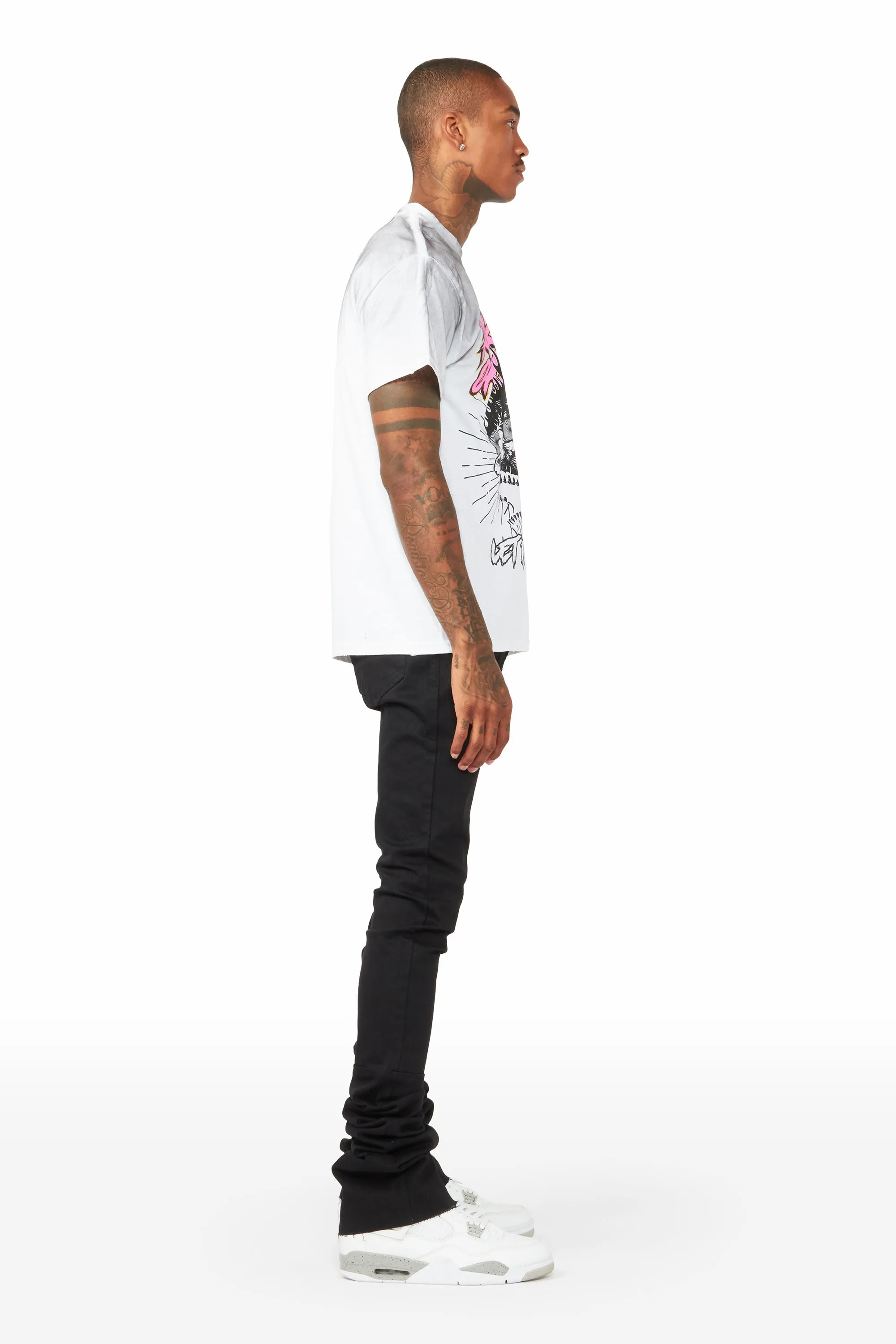 Naypolm White Graphic T-Shirt sold by Rockstar Original product image thumbnail 4