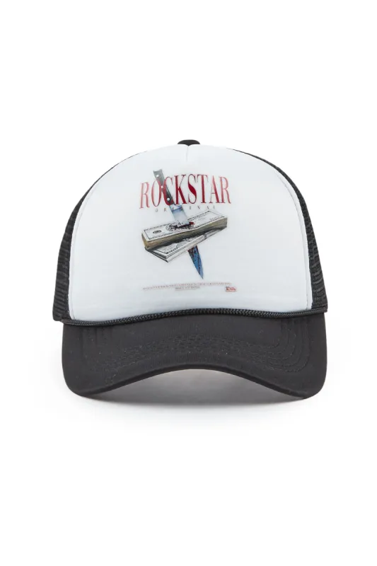 Dayte Nite White/Black Trucker Hat sold by Rockstar Original