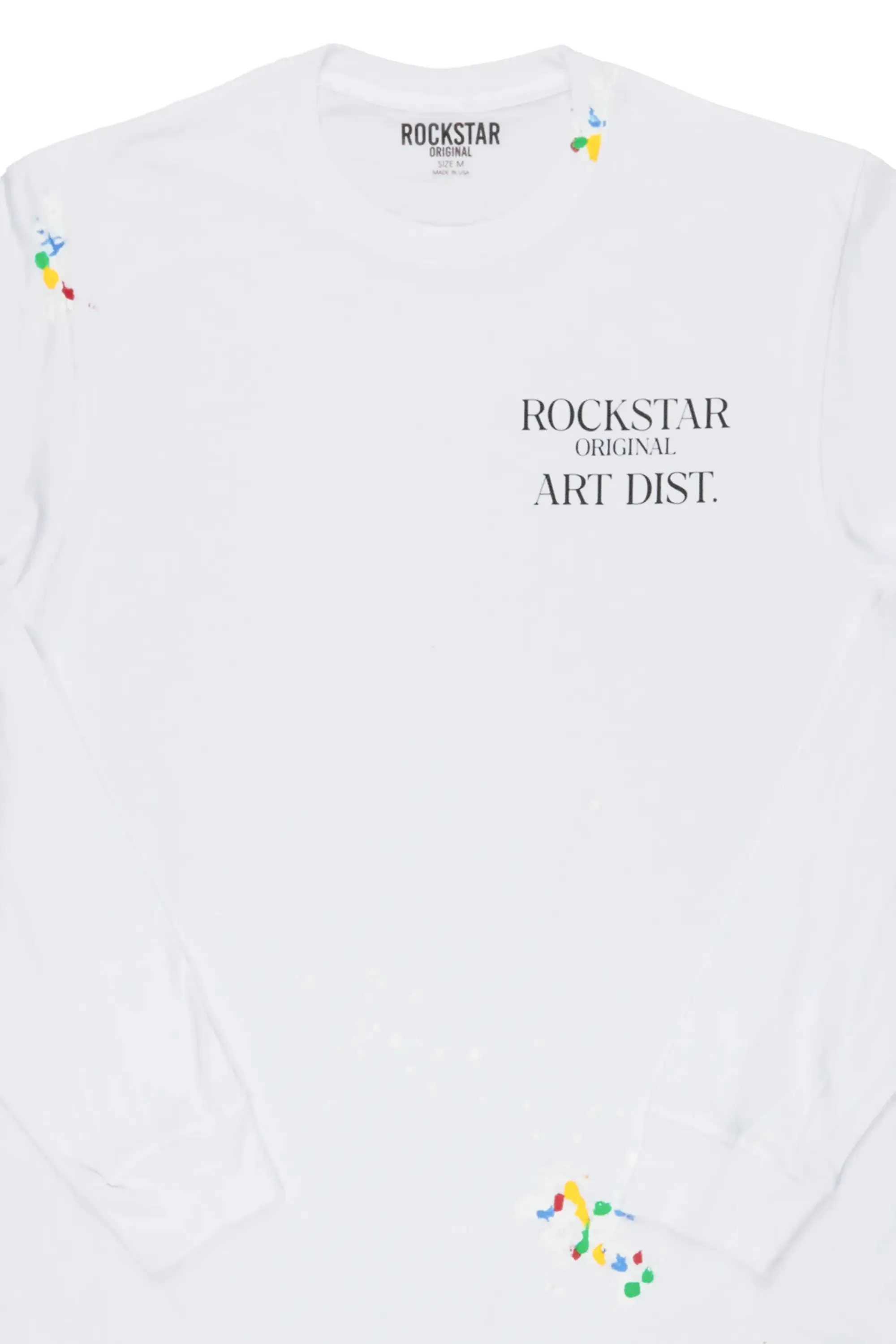 Palmer White Long Sleeve T-Shirt sold by Rockstar Original product image thumbnail 3