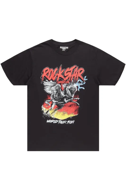 Kenadee Black Graphic T-Shirt sold by Rockstar Original