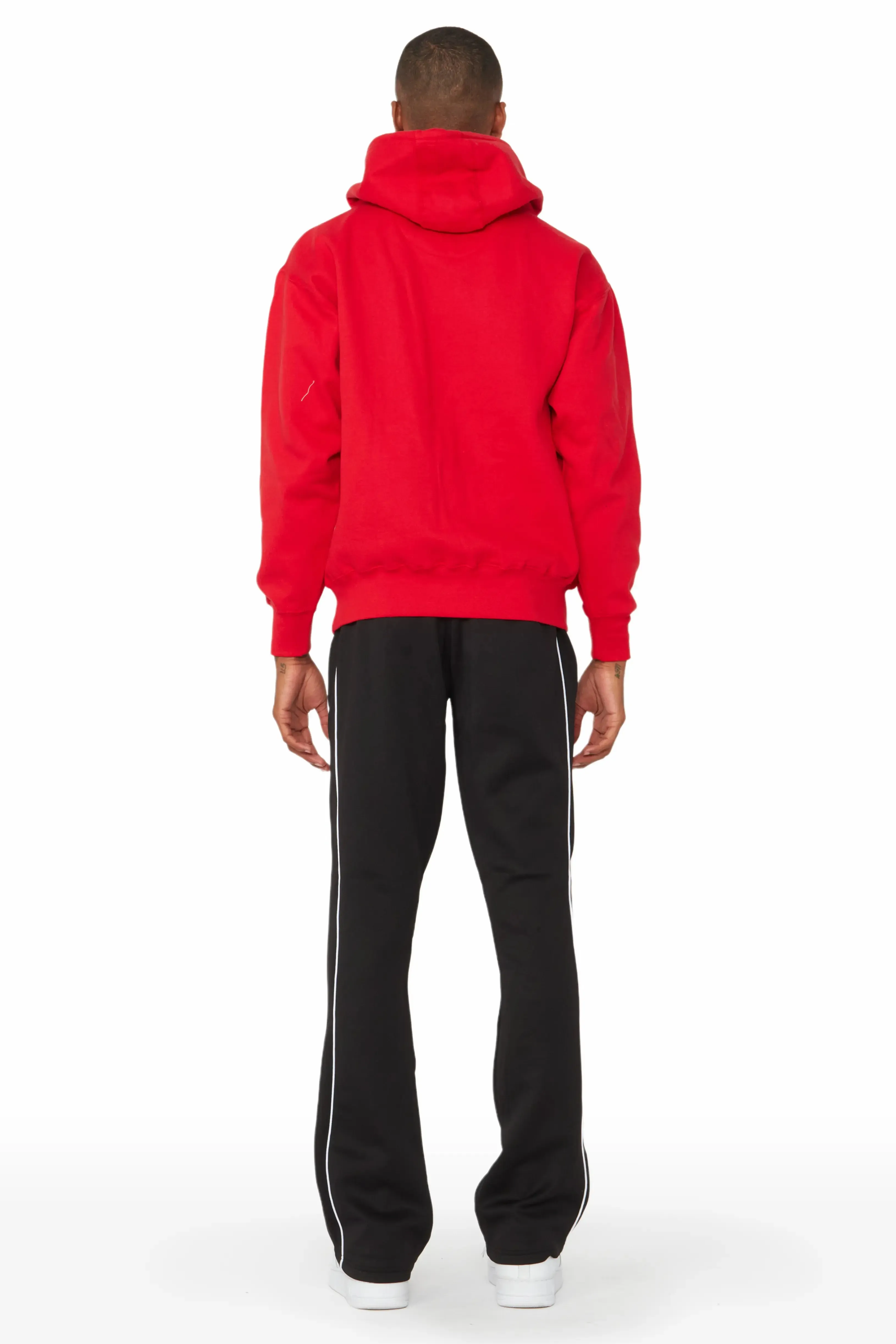 Fraust Red/Black Graphic Hoodie Track Pant Set sold by Rockstar Original product image thumbnail 4