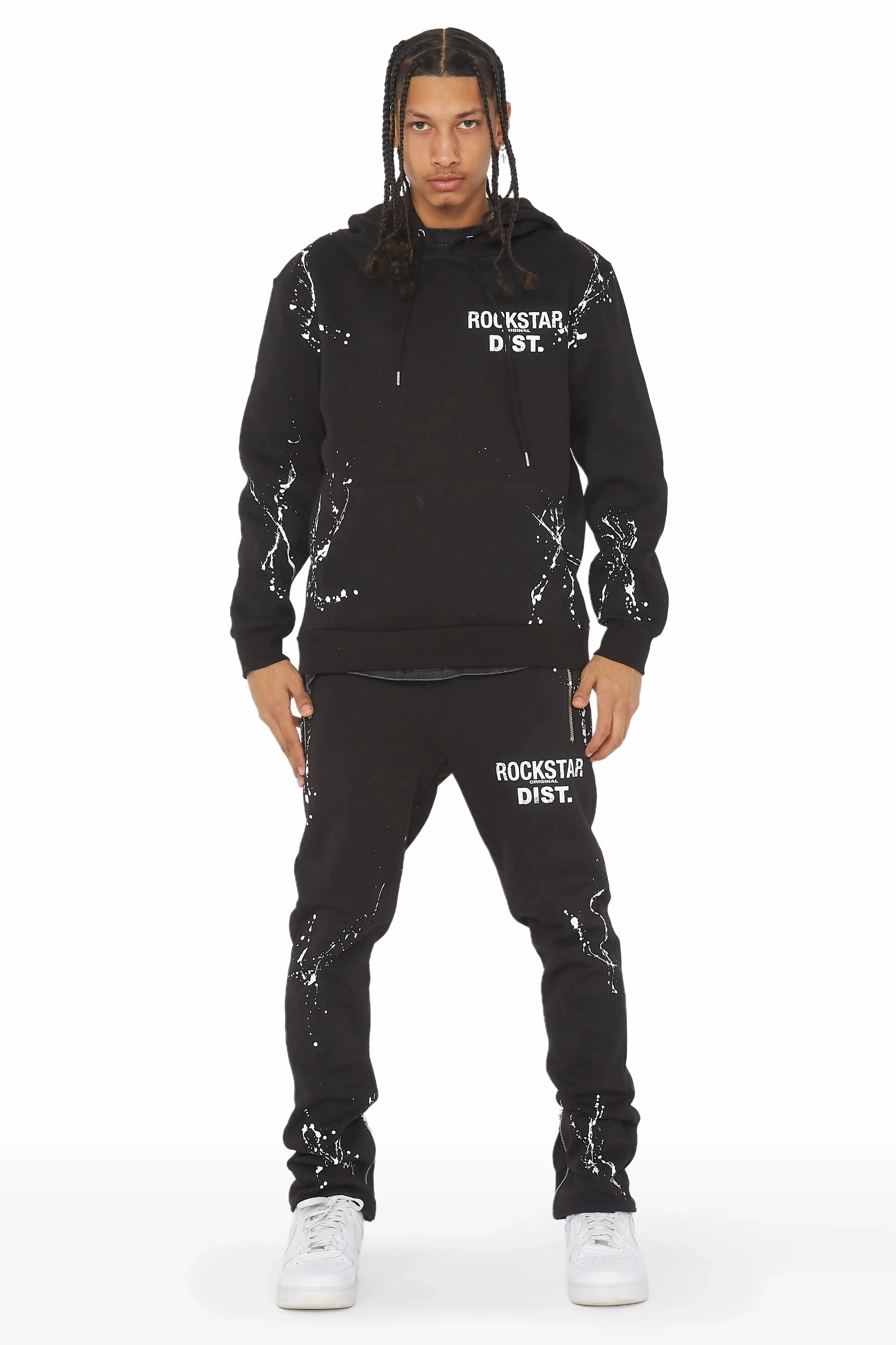 Reece Black Slim Fit Track Set sold by Rockstar Original