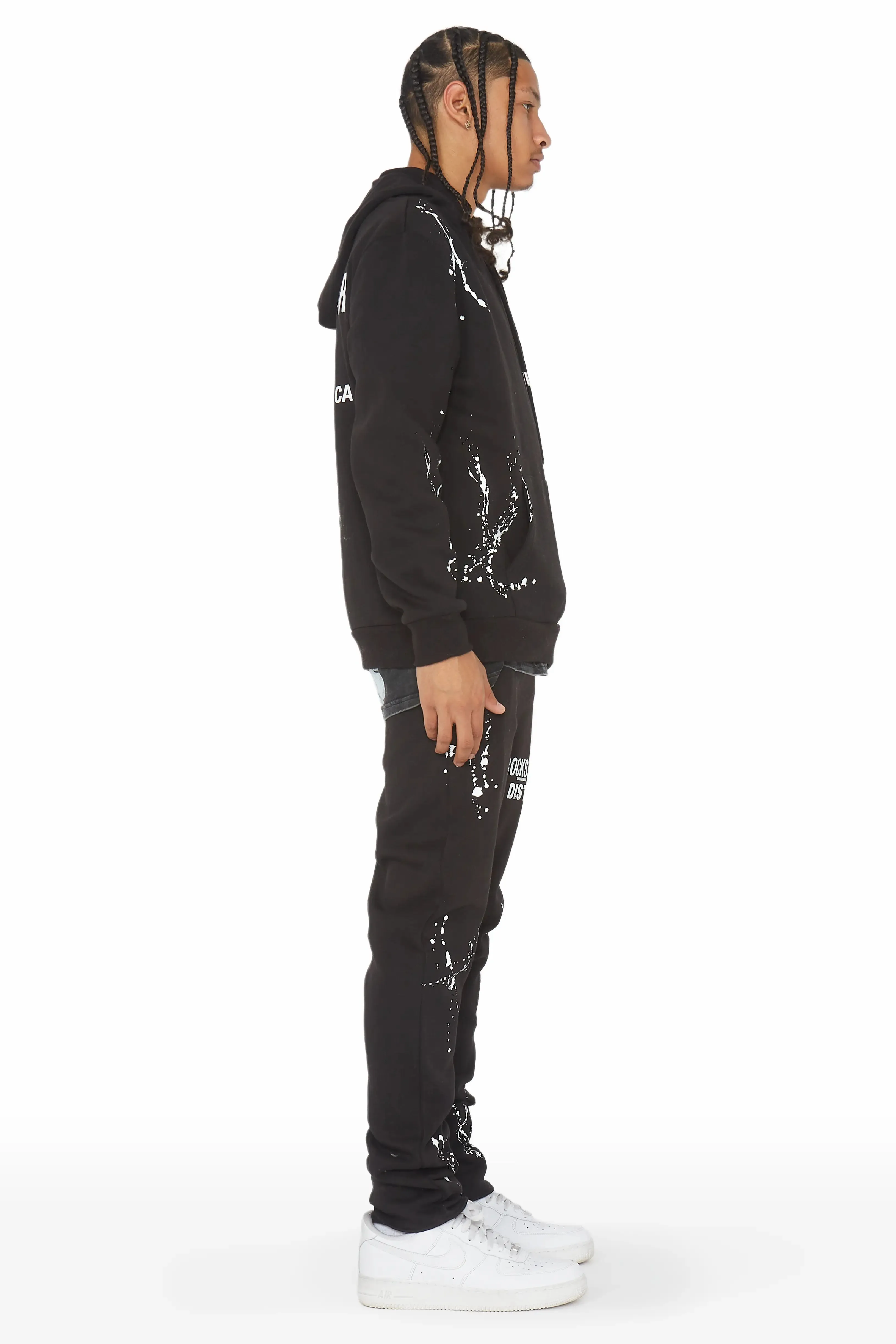 Reece Black Slim Fit Track Set sold by Rockstar Original product image thumbnail 5