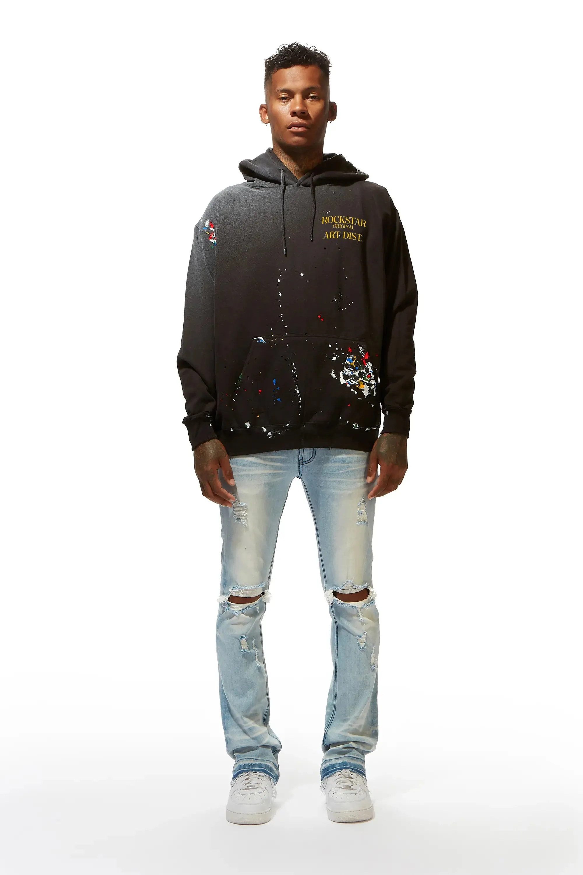 Rockstar Art Dist. Black Graphic Hoodie sold by Rockstar Original product image thumbnail 3
