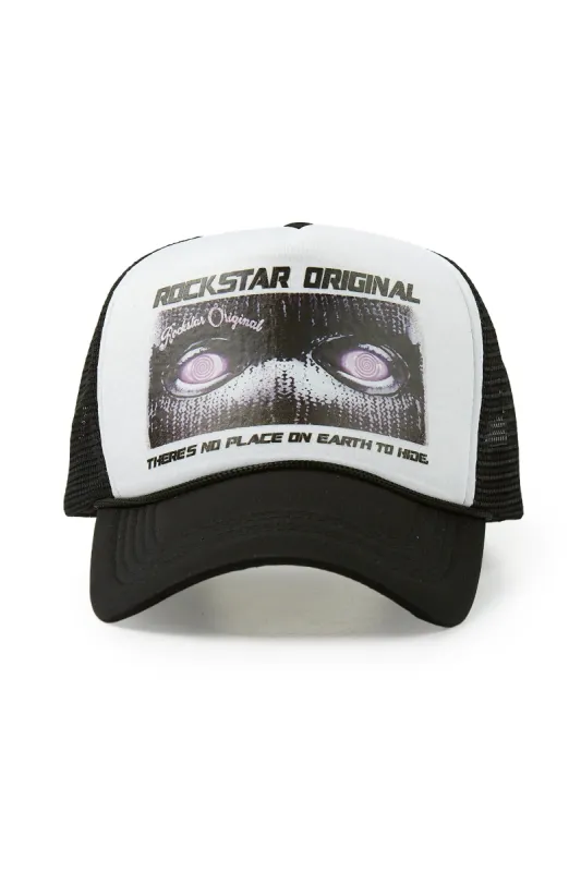 Ernesto White/Black Trucker Hat sold by Rockstar Original