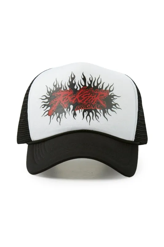 Tidus White/Black Trucker Hat sold by Rockstar Original