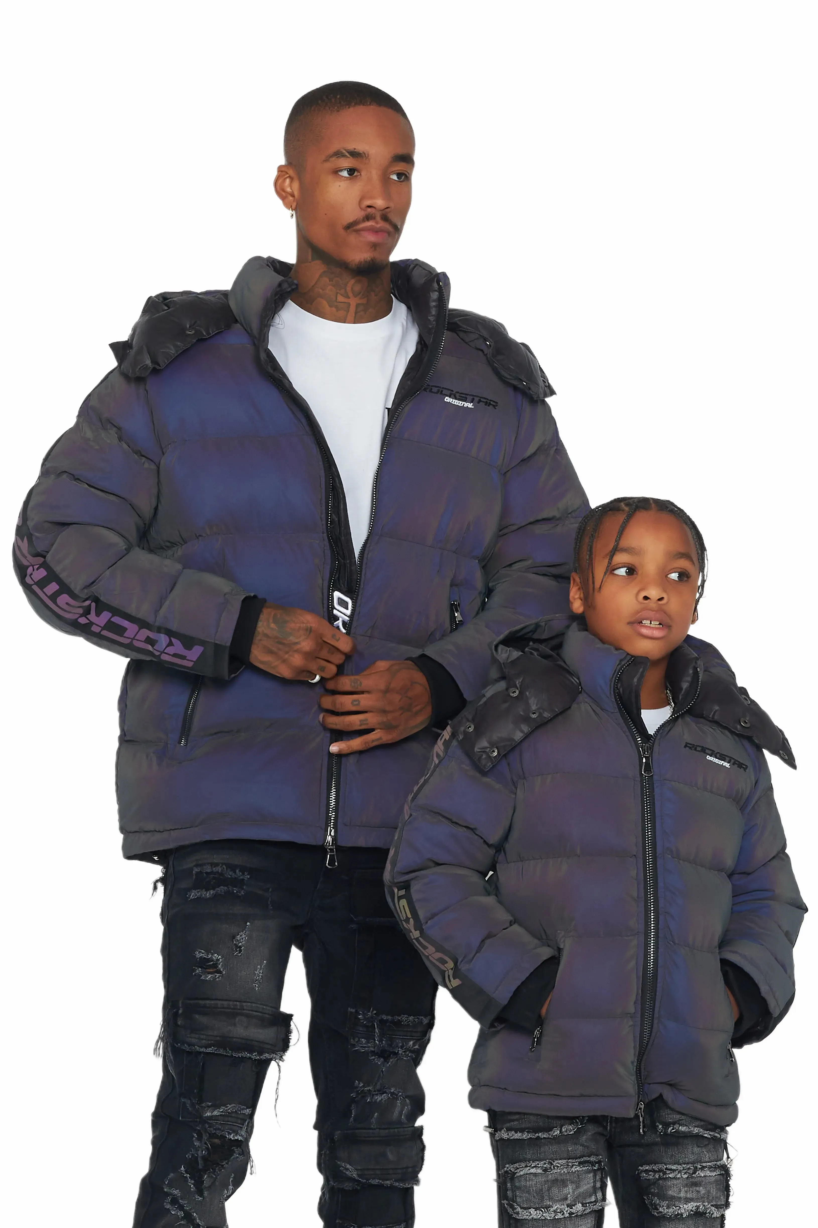 Magic Reflective Puffer Jacket sold by Rockstar Original product image thumbnail 5