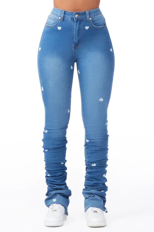 Unbreakable Med. Wash Super Stacked Jean sold by Rockstar Original