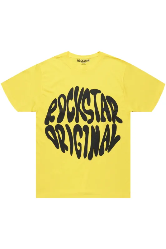 Maynor Yellow Oversized T-Shirt sold by Rockstar Original