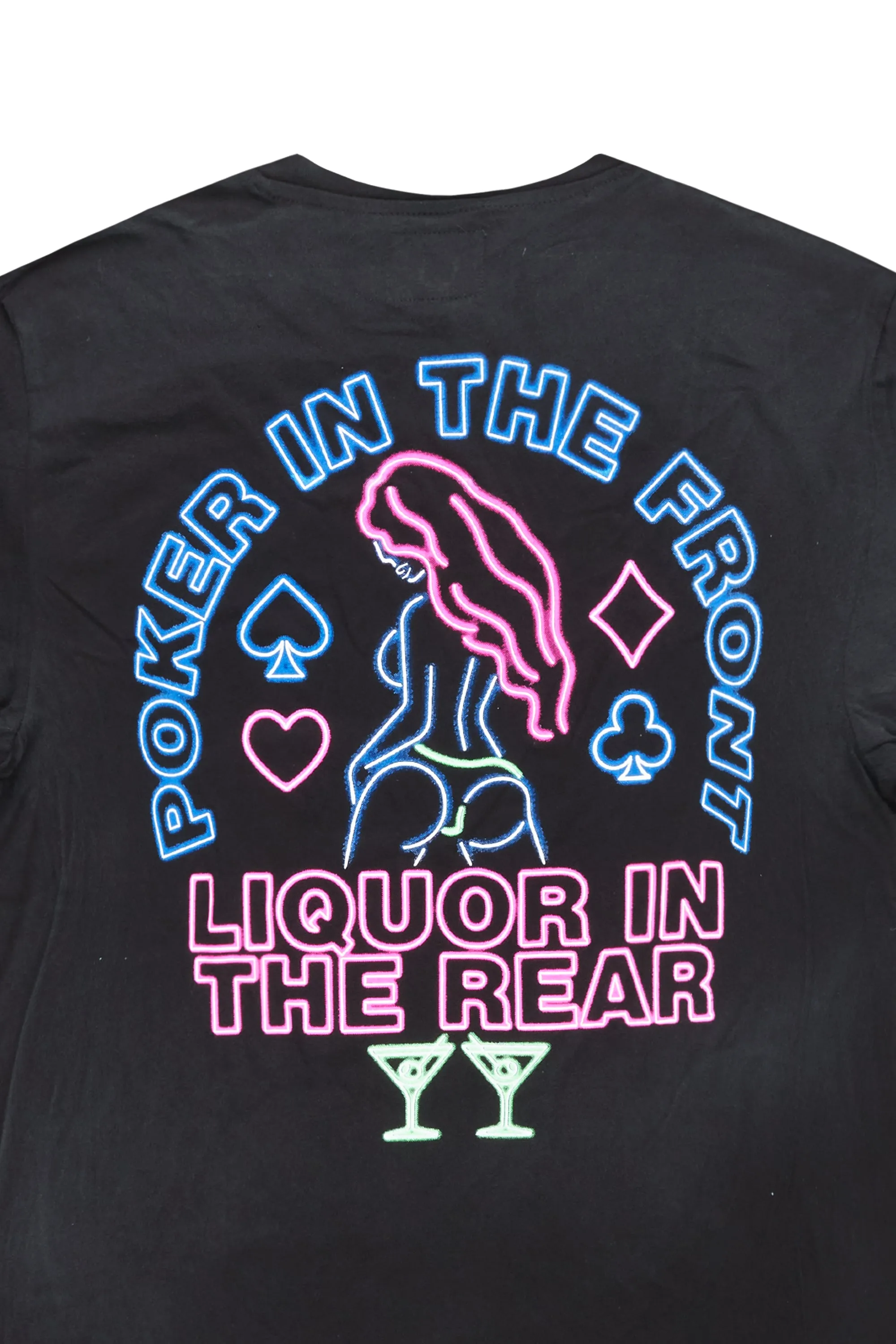Plaeboy Black Graphic T-Shirt sold by Rockstar Original product image thumbnail 3