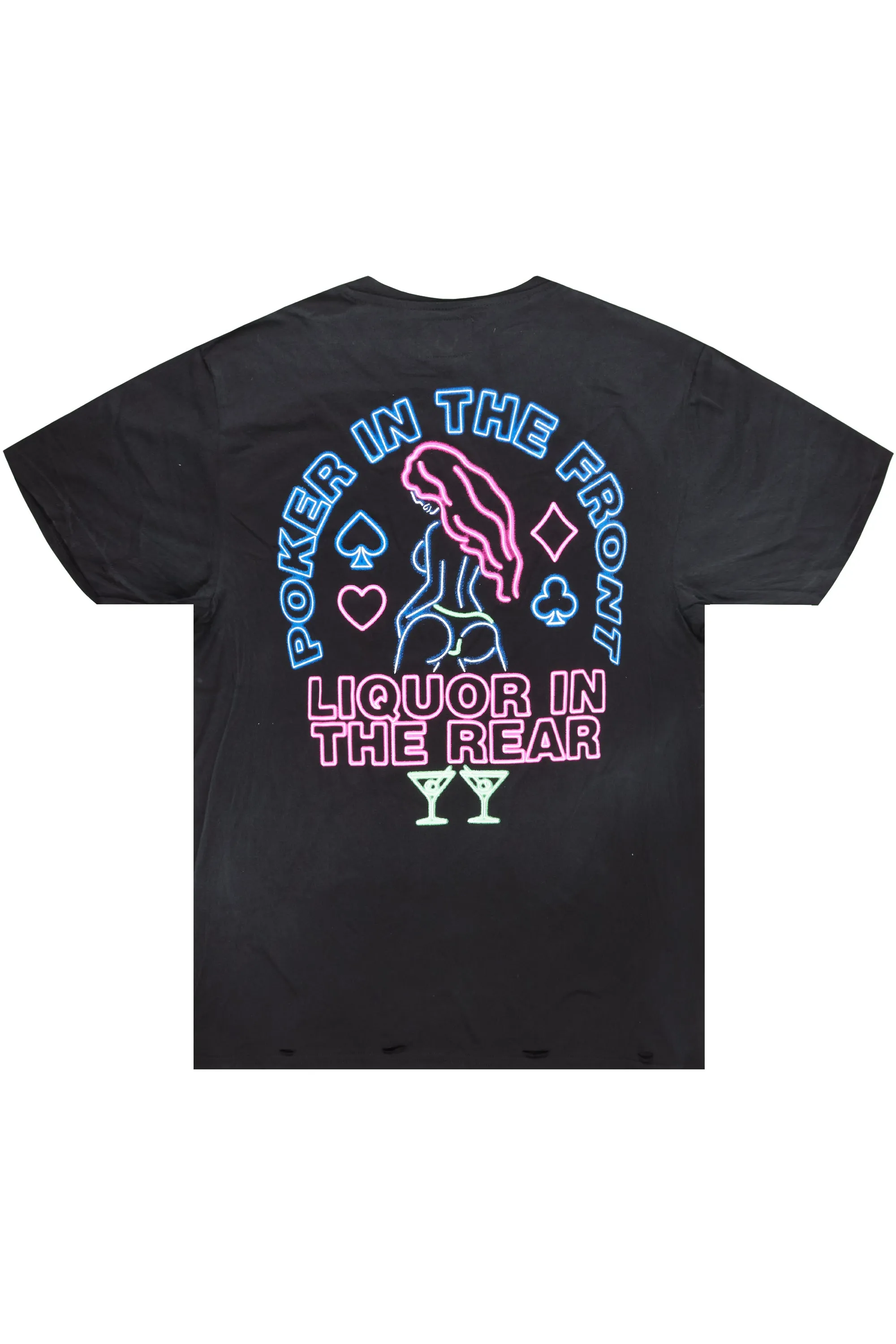 Plaeboy Black Graphic T-Shirt sold by Rockstar Original