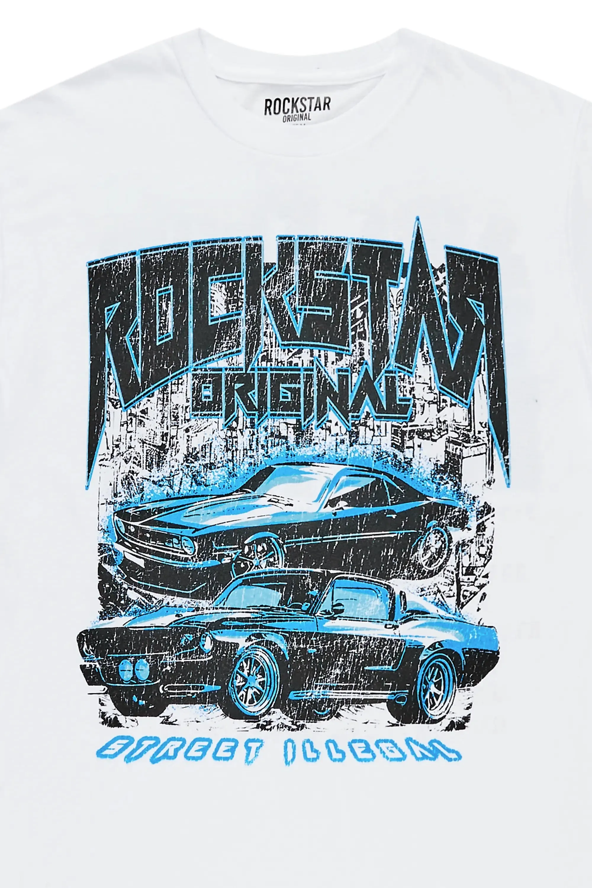 Sydesho White Graphic T-Shirt sold by Rockstar Original product image thumbnail 2