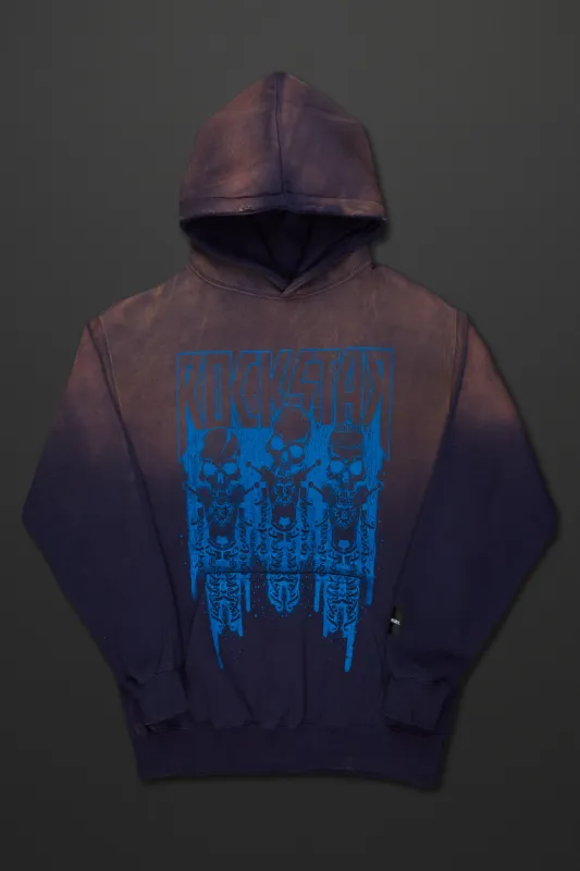 Sabbath Navy Graphic Printed Hoodie sold by Rockstar Original