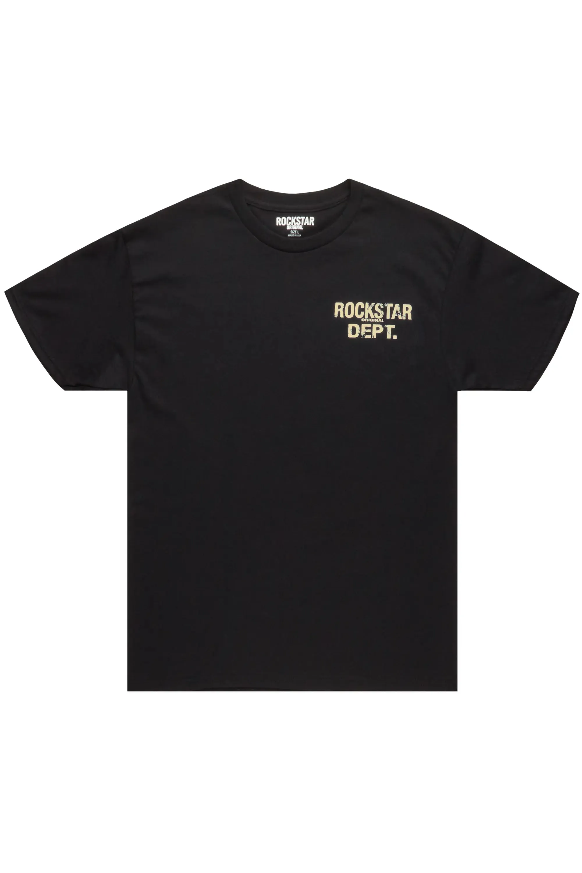 Lake Black/Beige Graphic T-Shirt sold by Rockstar Original product image thumbnail 5