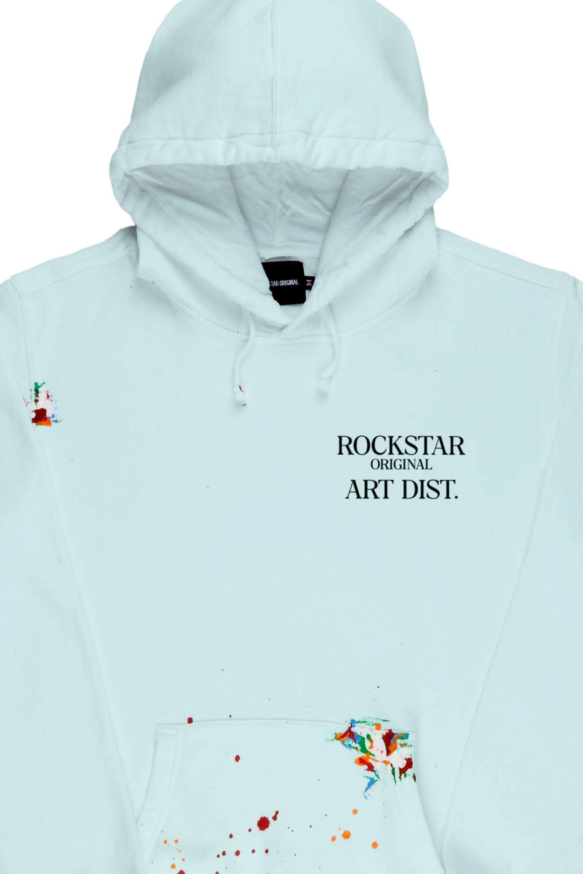Rockstar Art Dist. Baby Blue Graphic Hoodie sold by Rockstar Original product image thumbnail 2