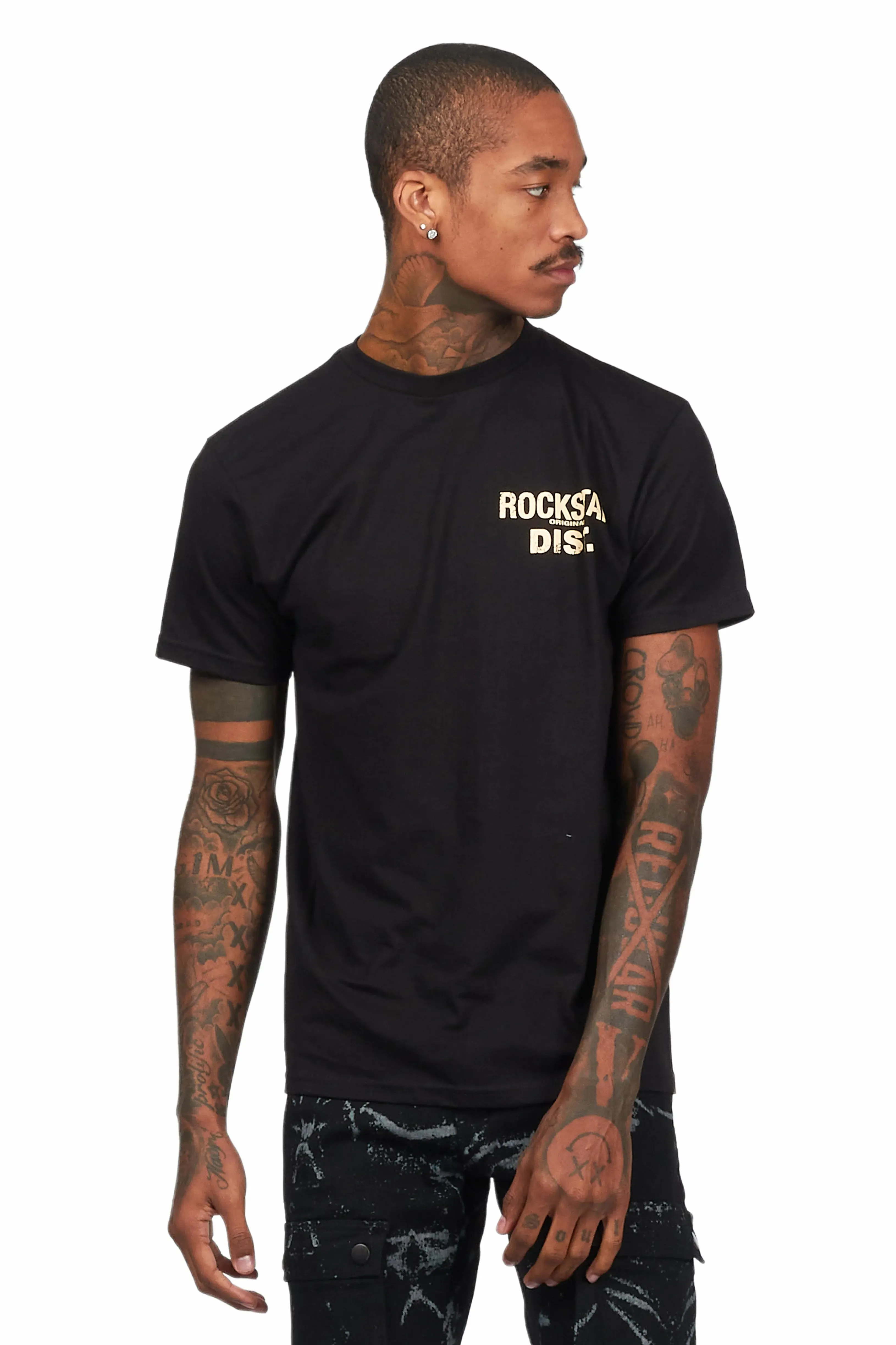 Lake Black/Beige Graphic T-Shirt sold by Rockstar Original product image thumbnail 2