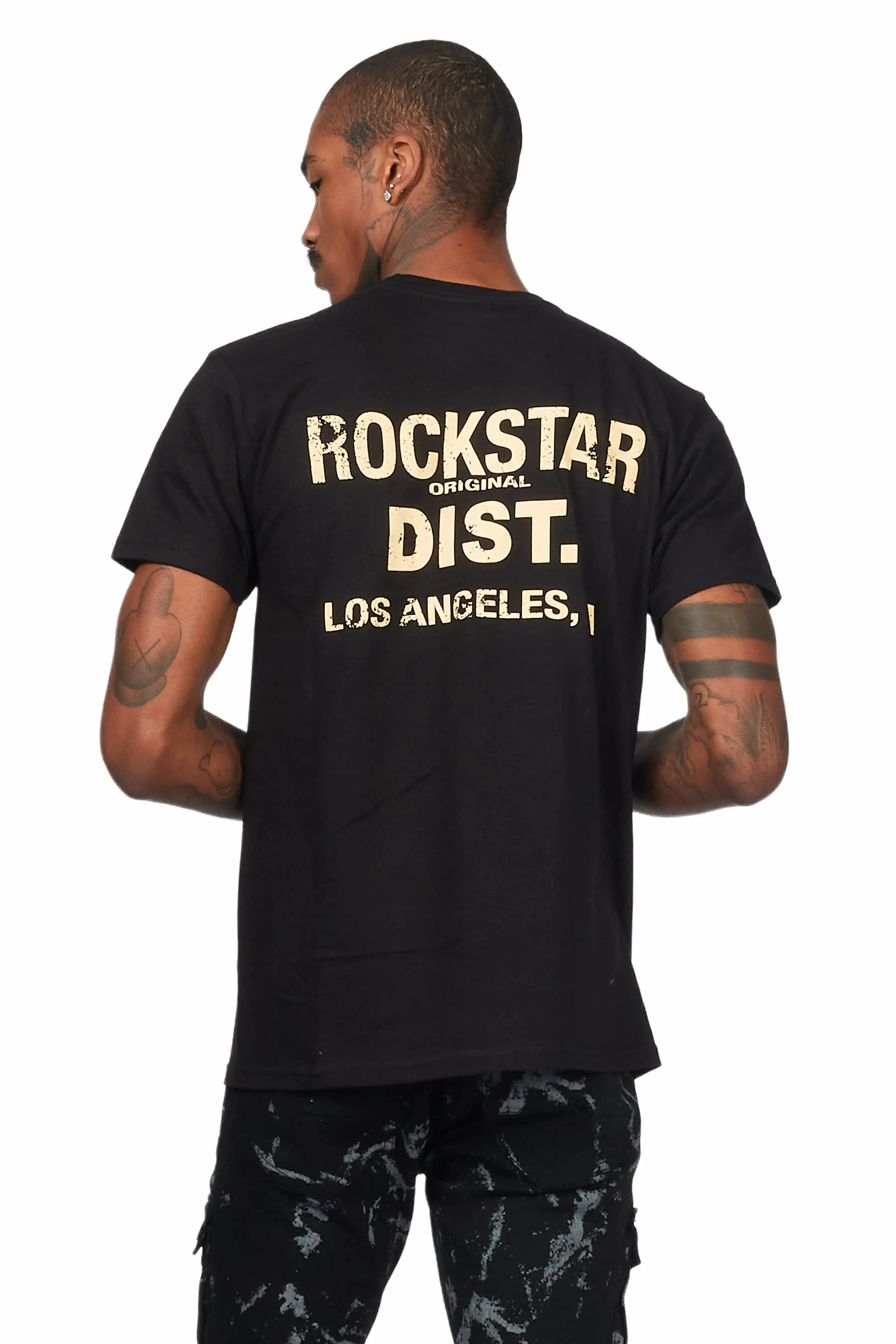 Lake Black/Beige Graphic T-Shirt sold by Rockstar Original