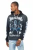Deathrow Black Graphic Hoodie sold by Rockstar Original