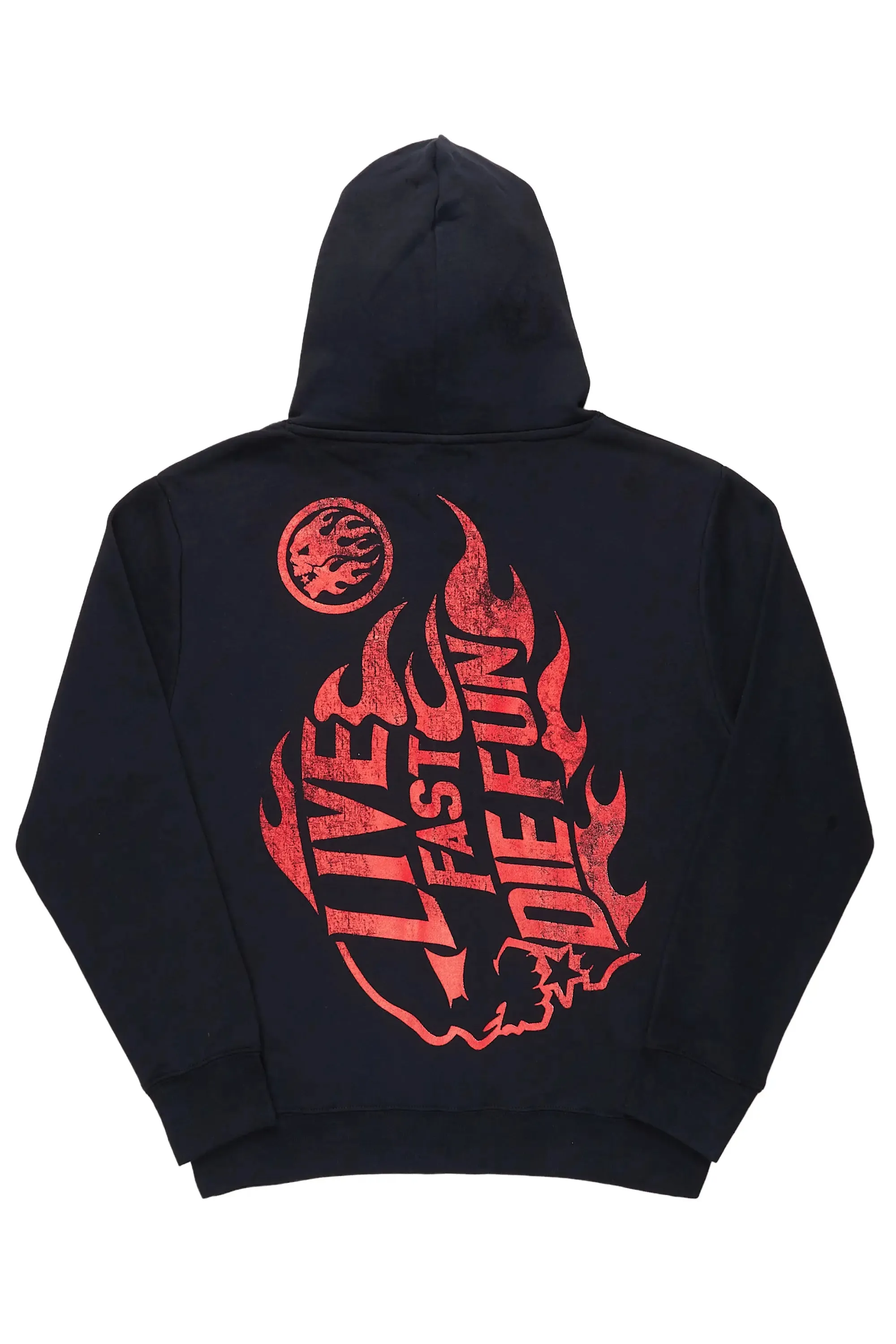 Live Fun Black Oversized Hoodie sold by Rockstar Original