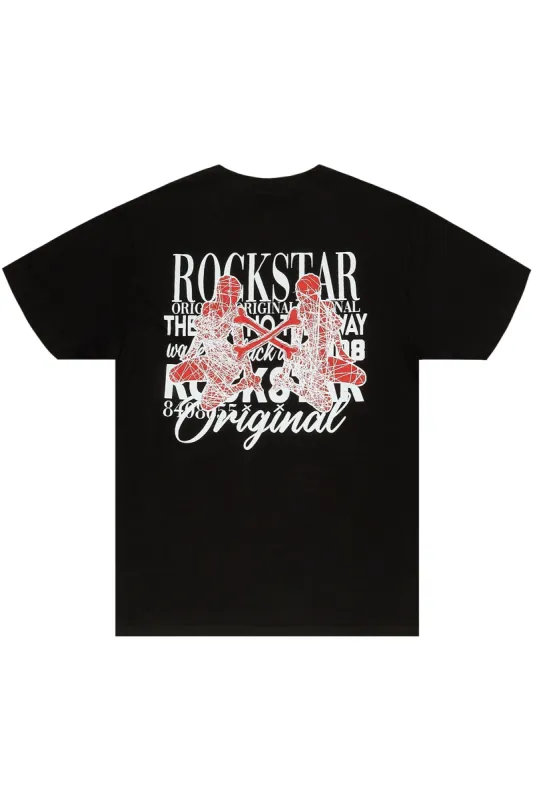 Cylens Black Graphic T-Shirt sold by Rockstar Original
