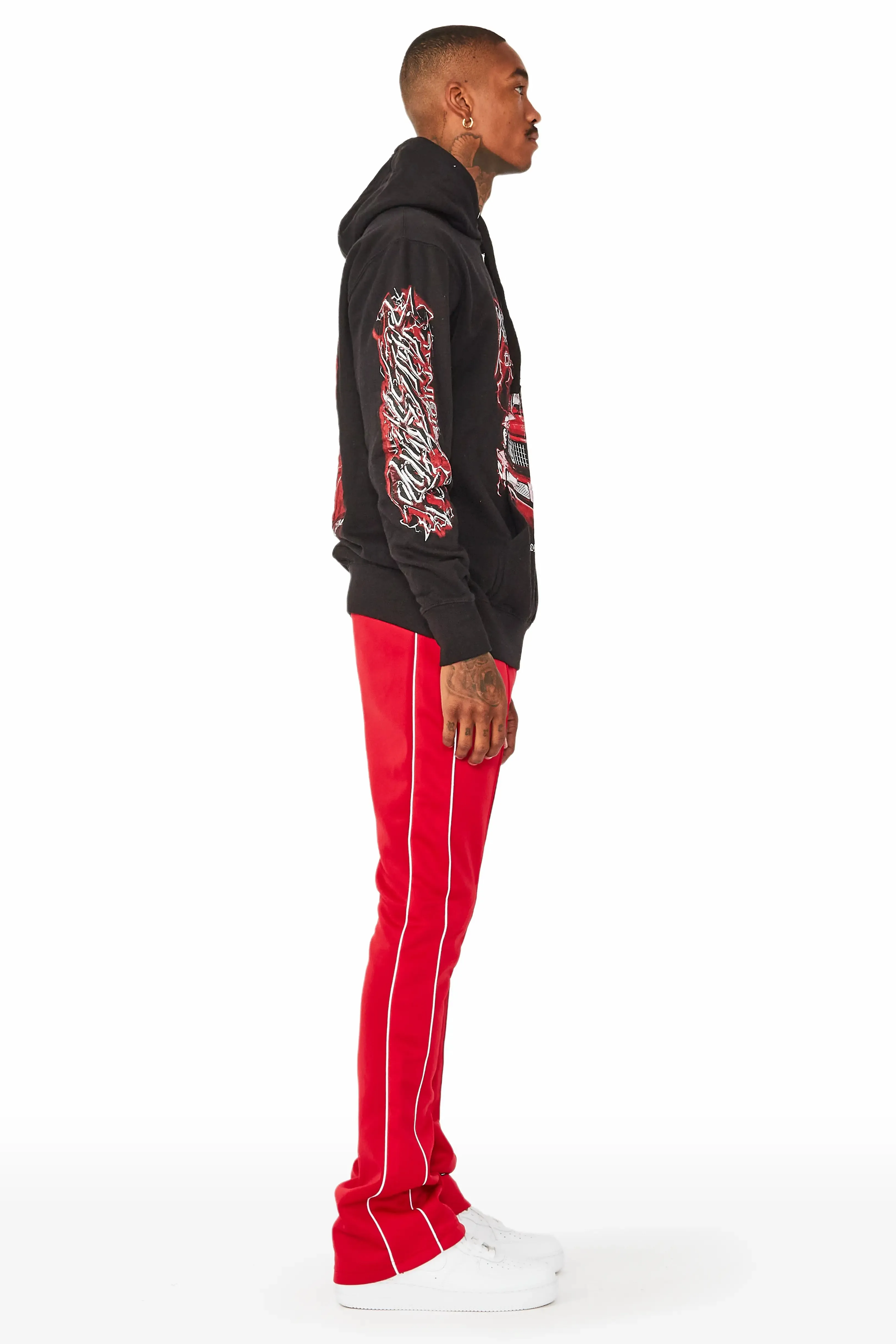 Hai Black/Red Graphic Hoodie Track Set sold by Rockstar Original product image thumbnail 3