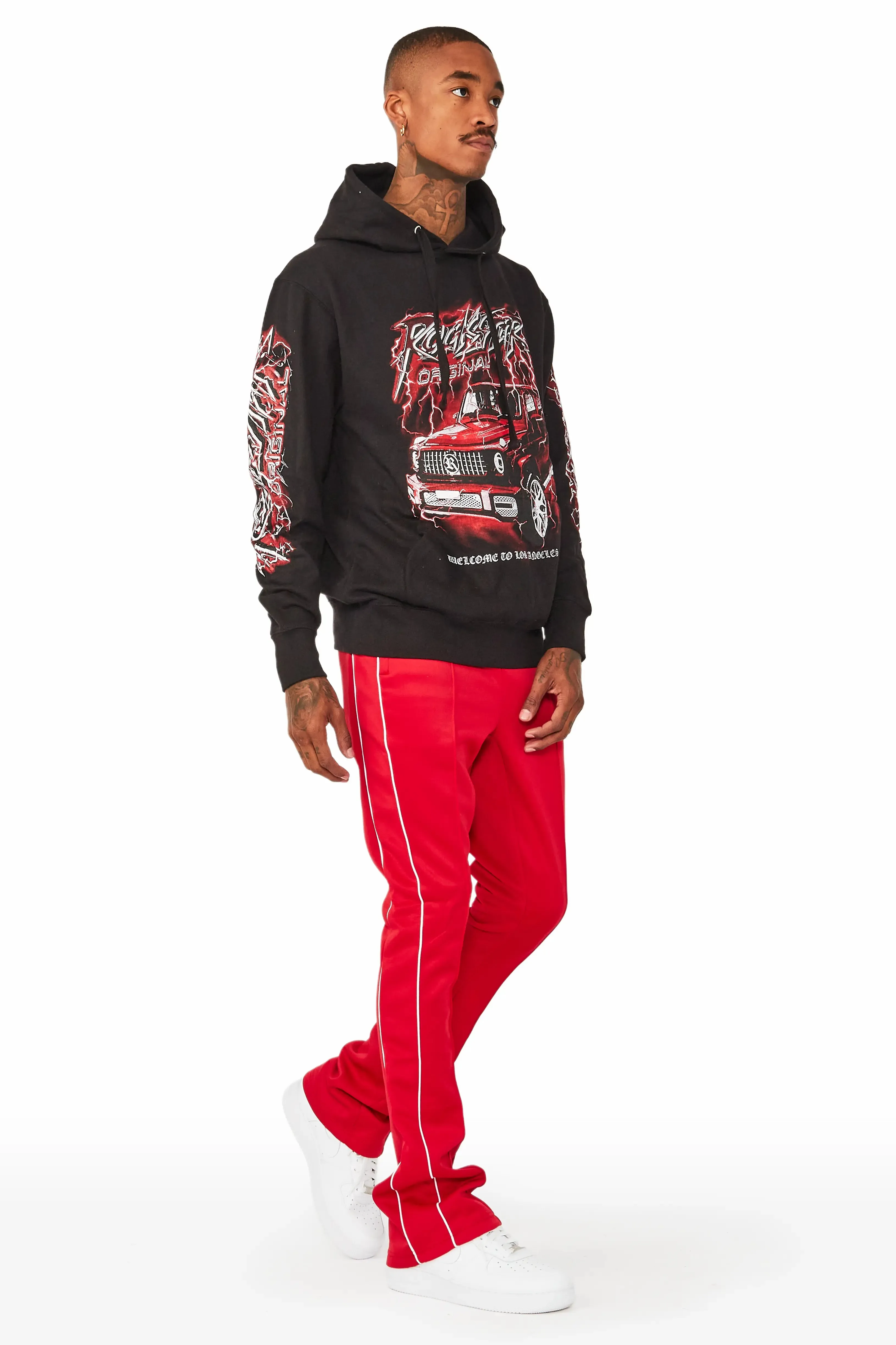 Hai Black/Red Graphic Hoodie Track Set sold by Rockstar Original product image thumbnail 5