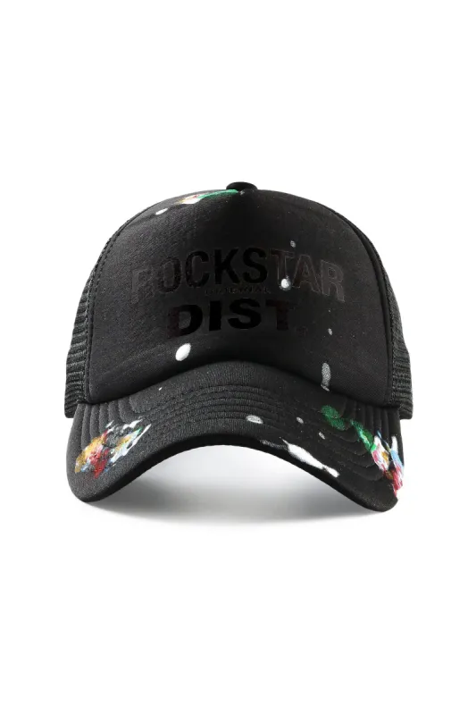 Neptune Black/Black Trucker Hat sold by Rockstar Original