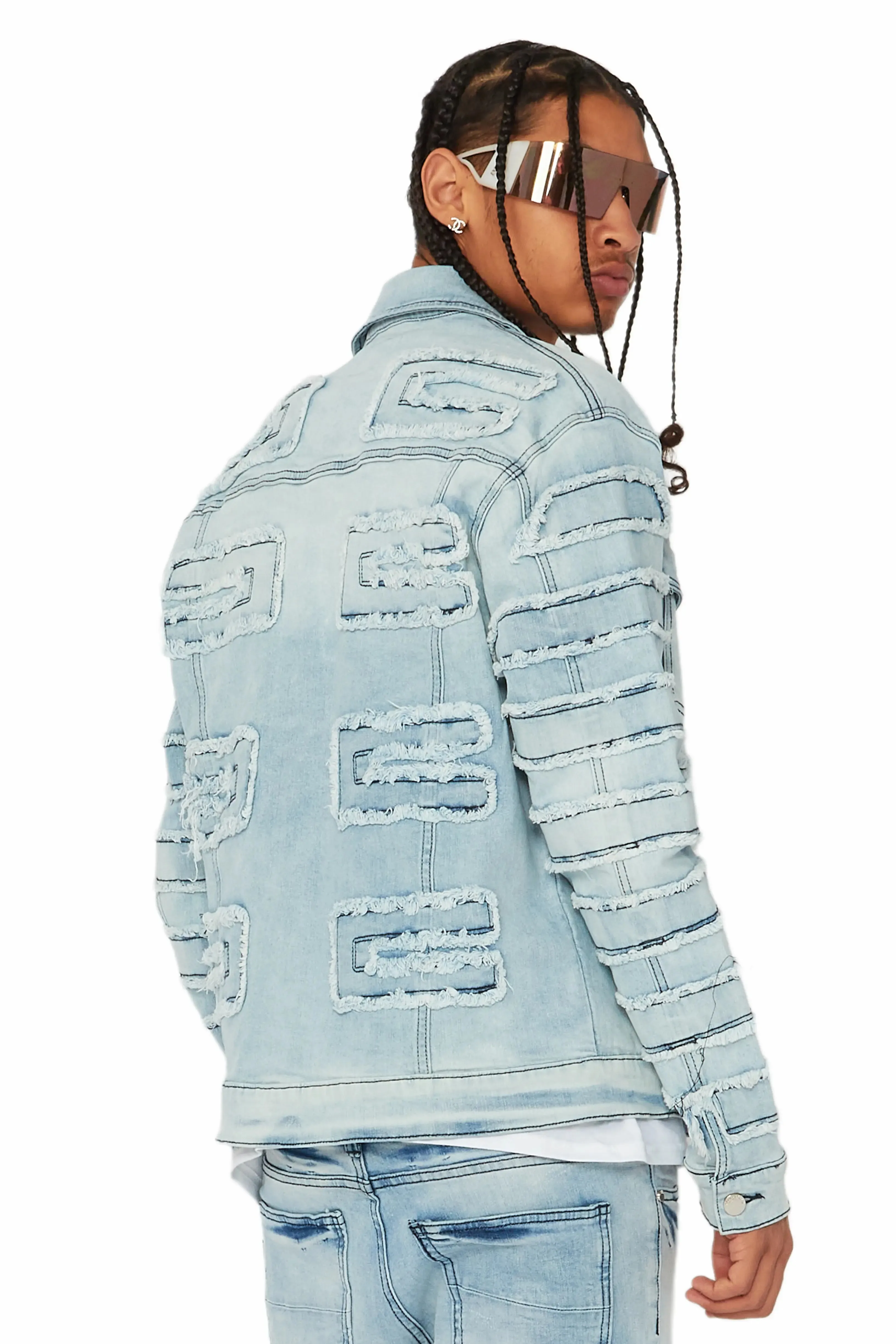 Shake Blue Denim Jacket sold by Rockstar Original product image thumbnail 2