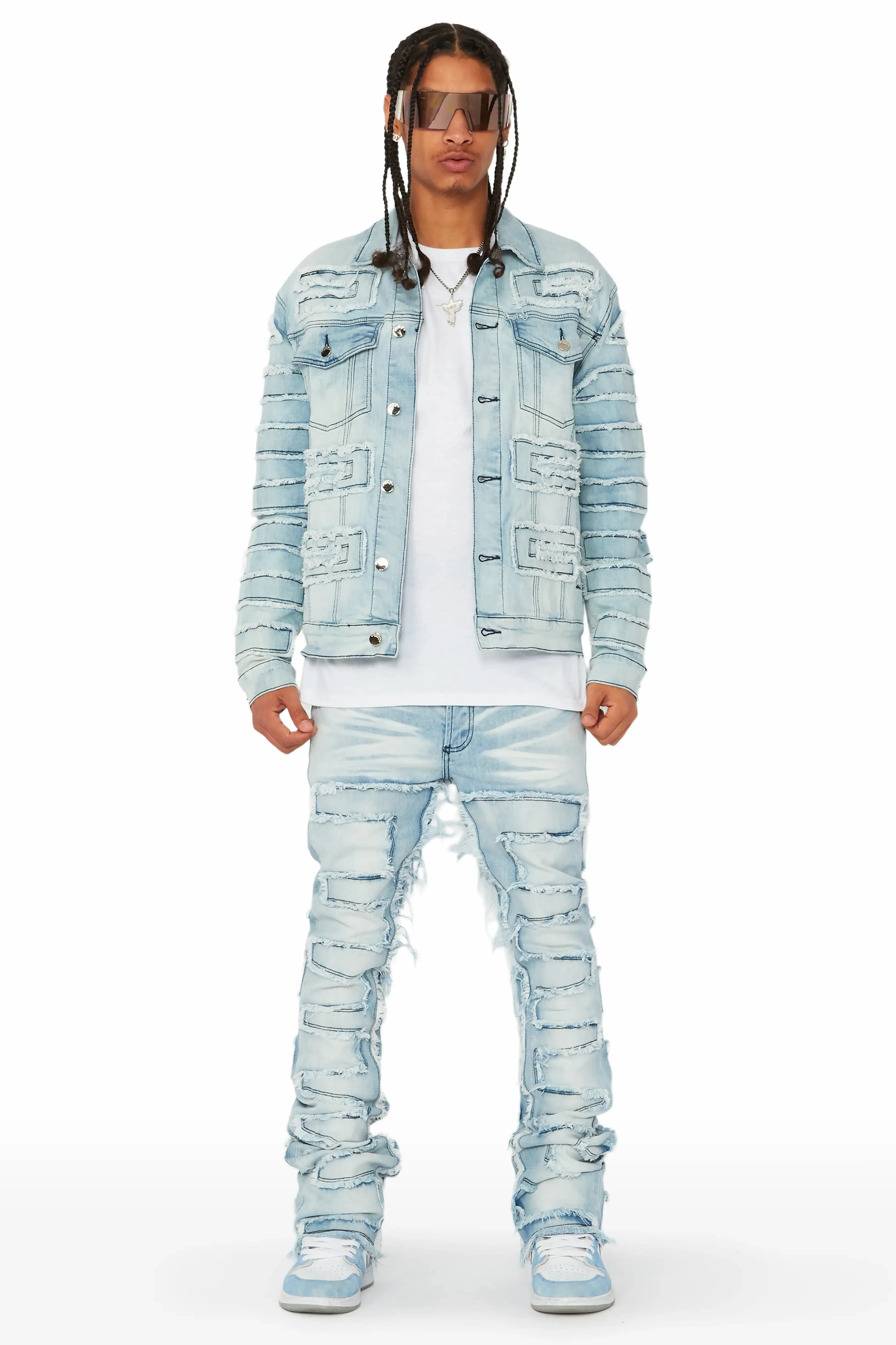 Shake Blue Denim Jacket sold by Rockstar Original product image thumbnail 5