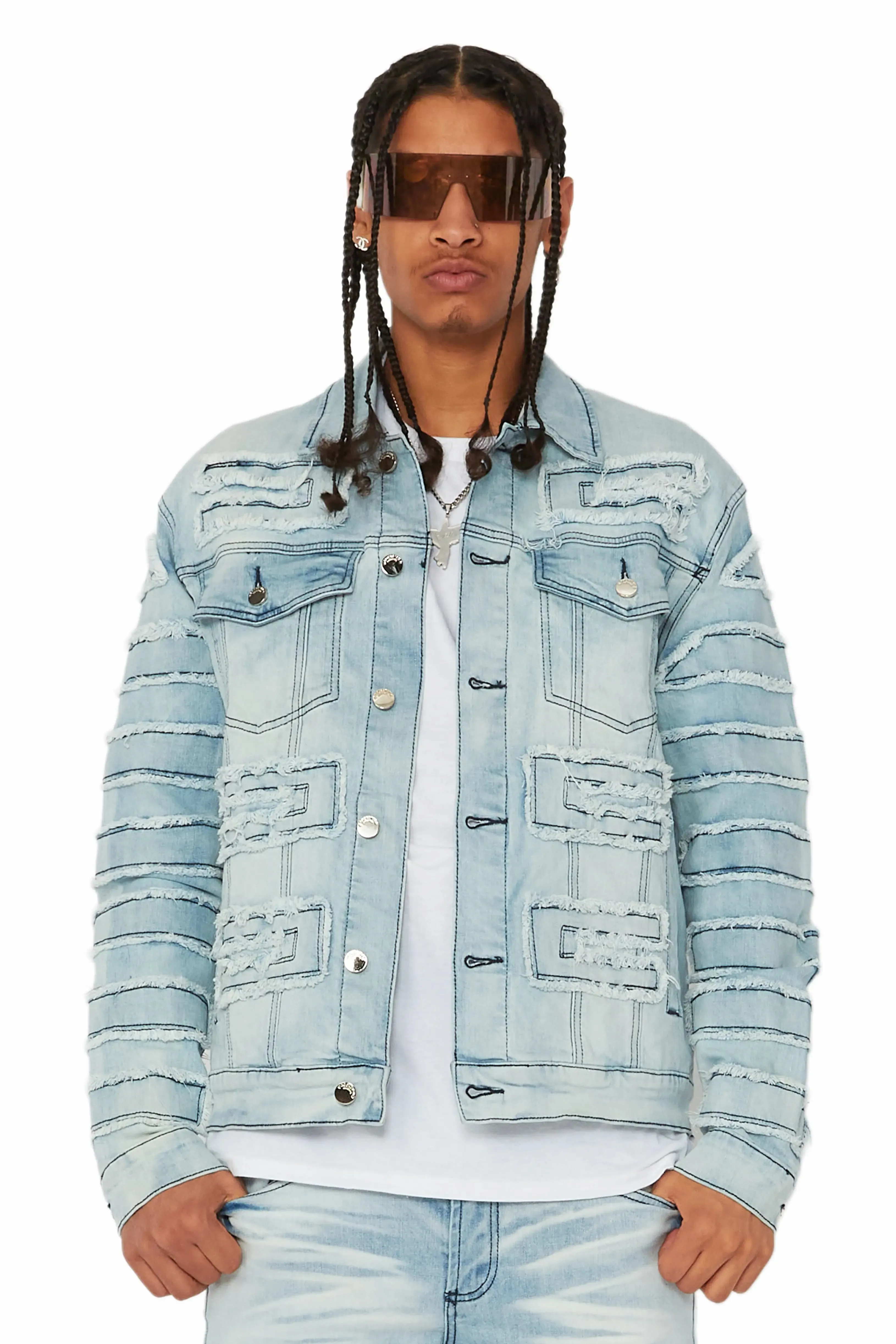 Shake Blue Denim Jacket sold by Rockstar Original