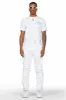 Achilles White Raw Edge Skinny Fit Jean sold by Rockstar Original