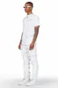 Achilles White Raw Edge Skinny Fit Jean sold by Rockstar Original