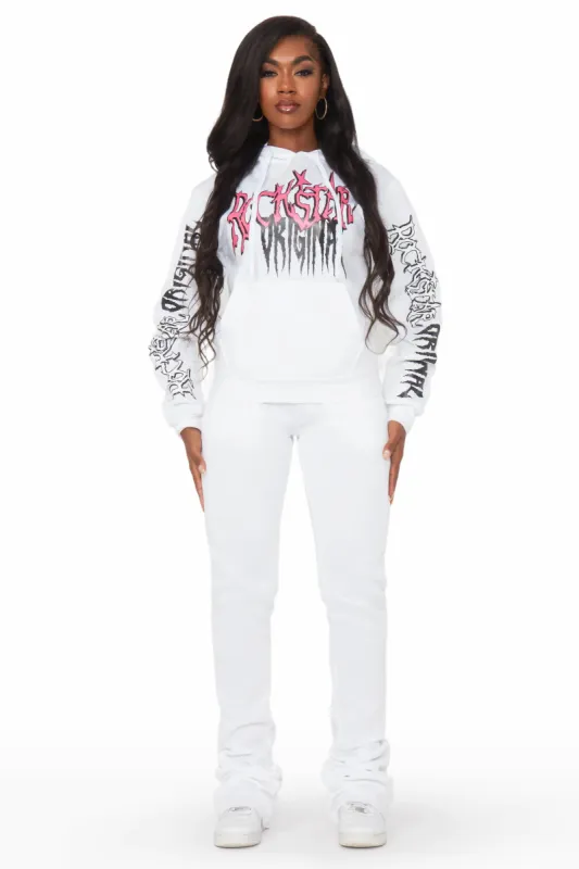 Oliviee White Super Stacked Trackset sold by Rockstar Original