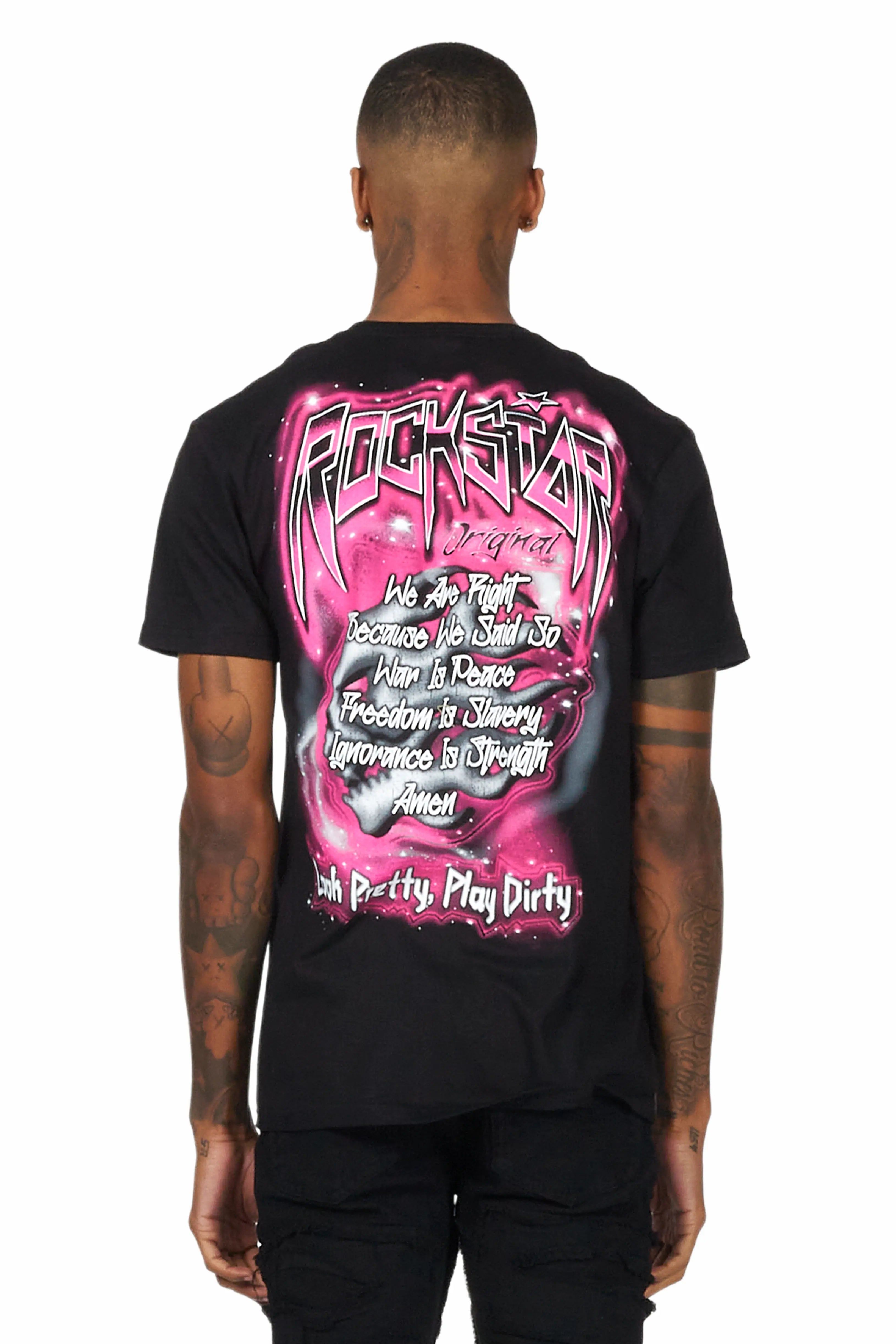 Lars Black Graphic T-Shirt sold by Rockstar Original product image thumbnail 4