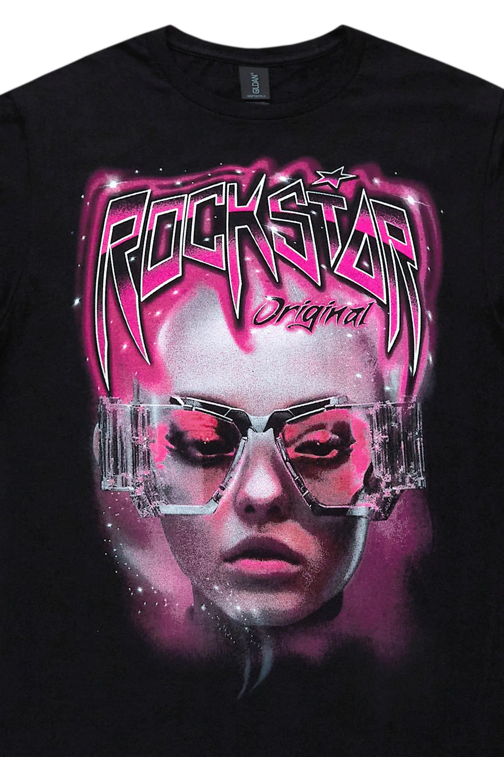 Lars Black Graphic T-Shirt sold by Rockstar Original product image thumbnail 3
