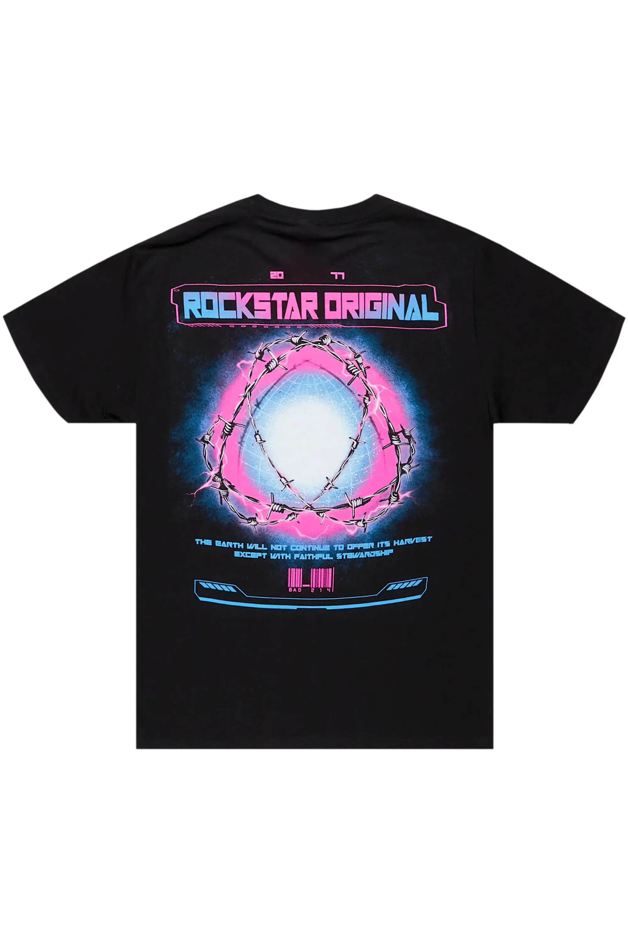Digital Black Graphic T-Shirt sold by Rockstar Original product image thumbnail 5