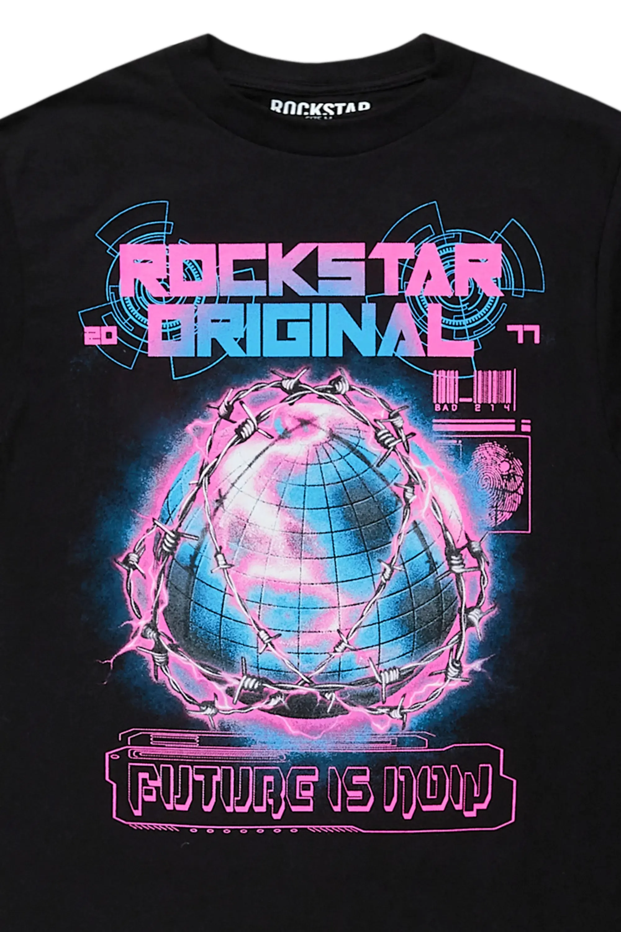 Digital Black Graphic T-Shirt sold by Rockstar Original product image thumbnail 3