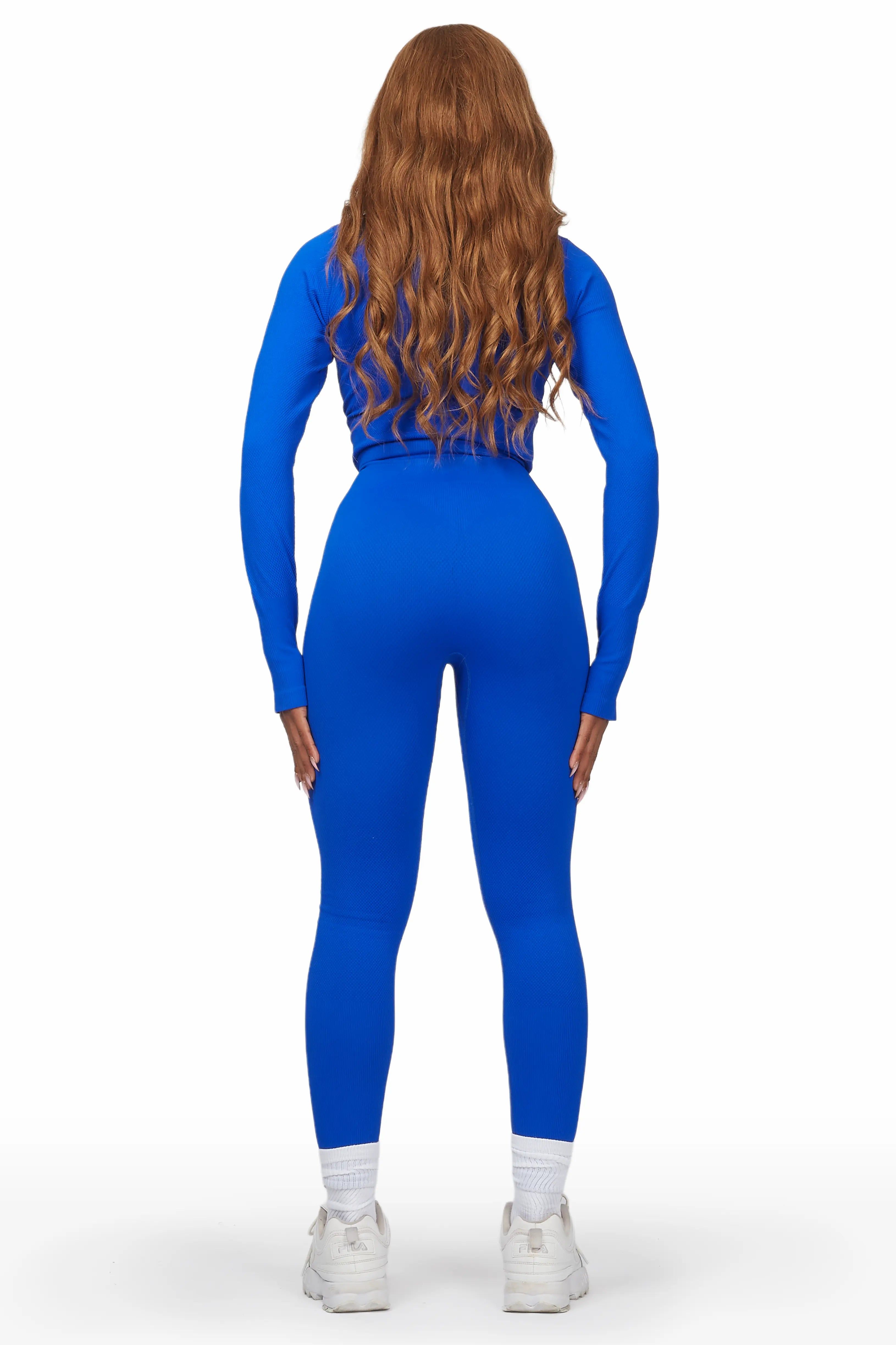Nyala Royal Blue Textured Active Set sold by Rockstar Original product image thumbnail 5