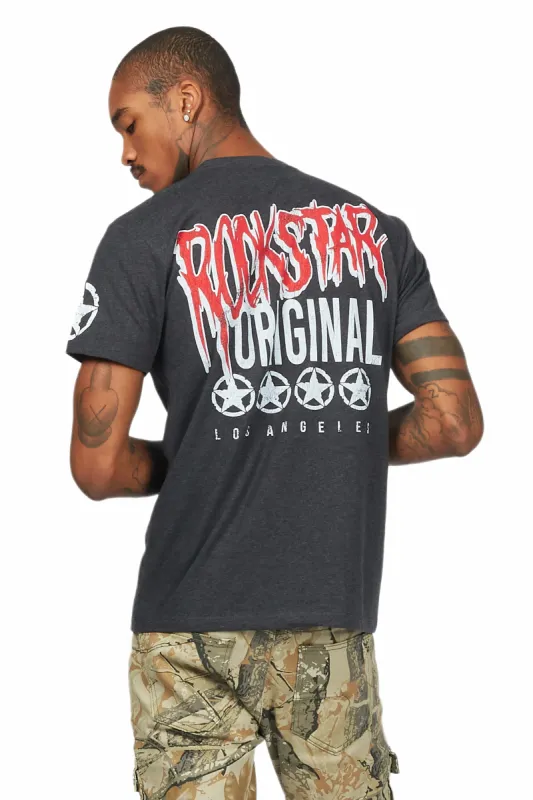 Wizzurd Charcoal Graphic T-Shirt sold by Rockstar Original