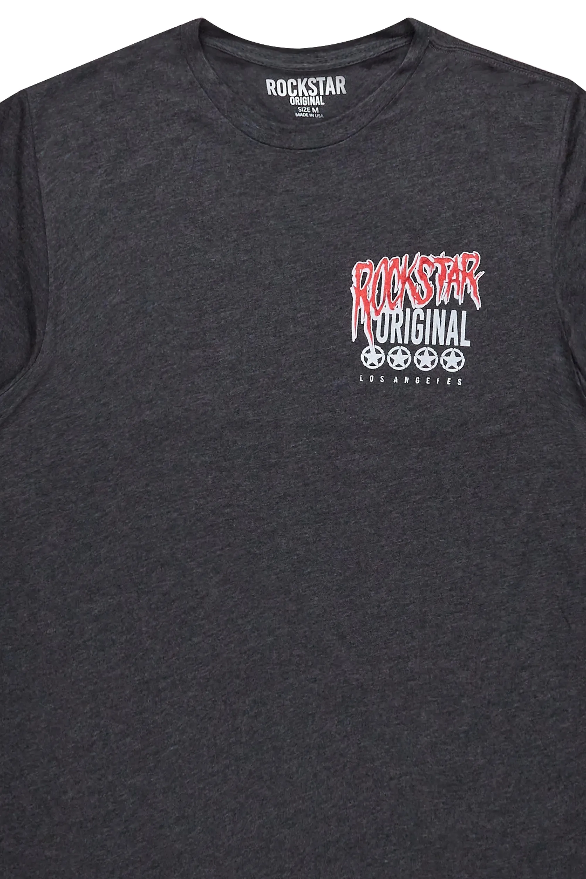 Wizzurd Charcoal Graphic T-Shirt sold by Rockstar Original product image thumbnail 5