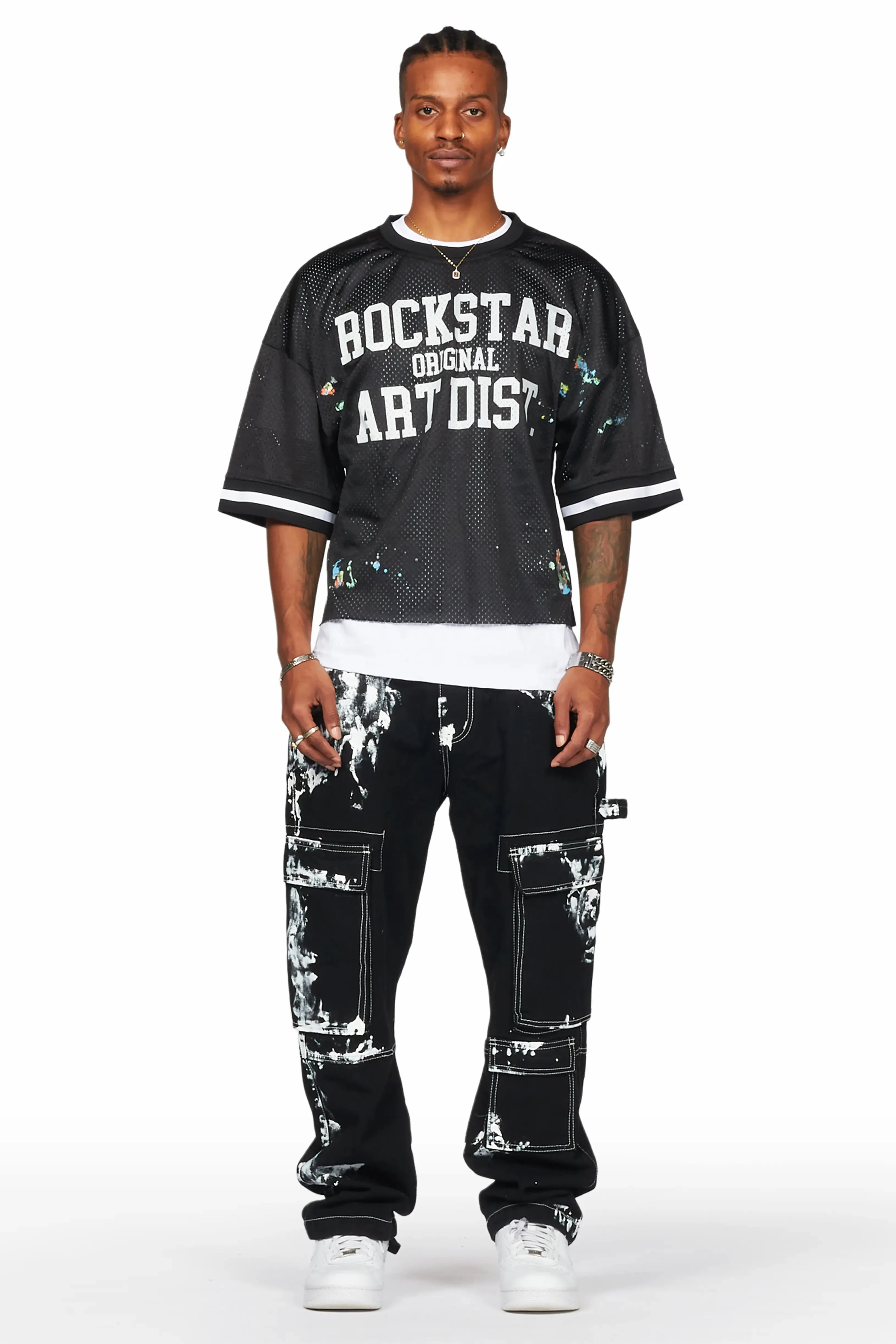 Baha Black Painter Baggy Cargo Jean sold by Rockstar Original product image thumbnail 3