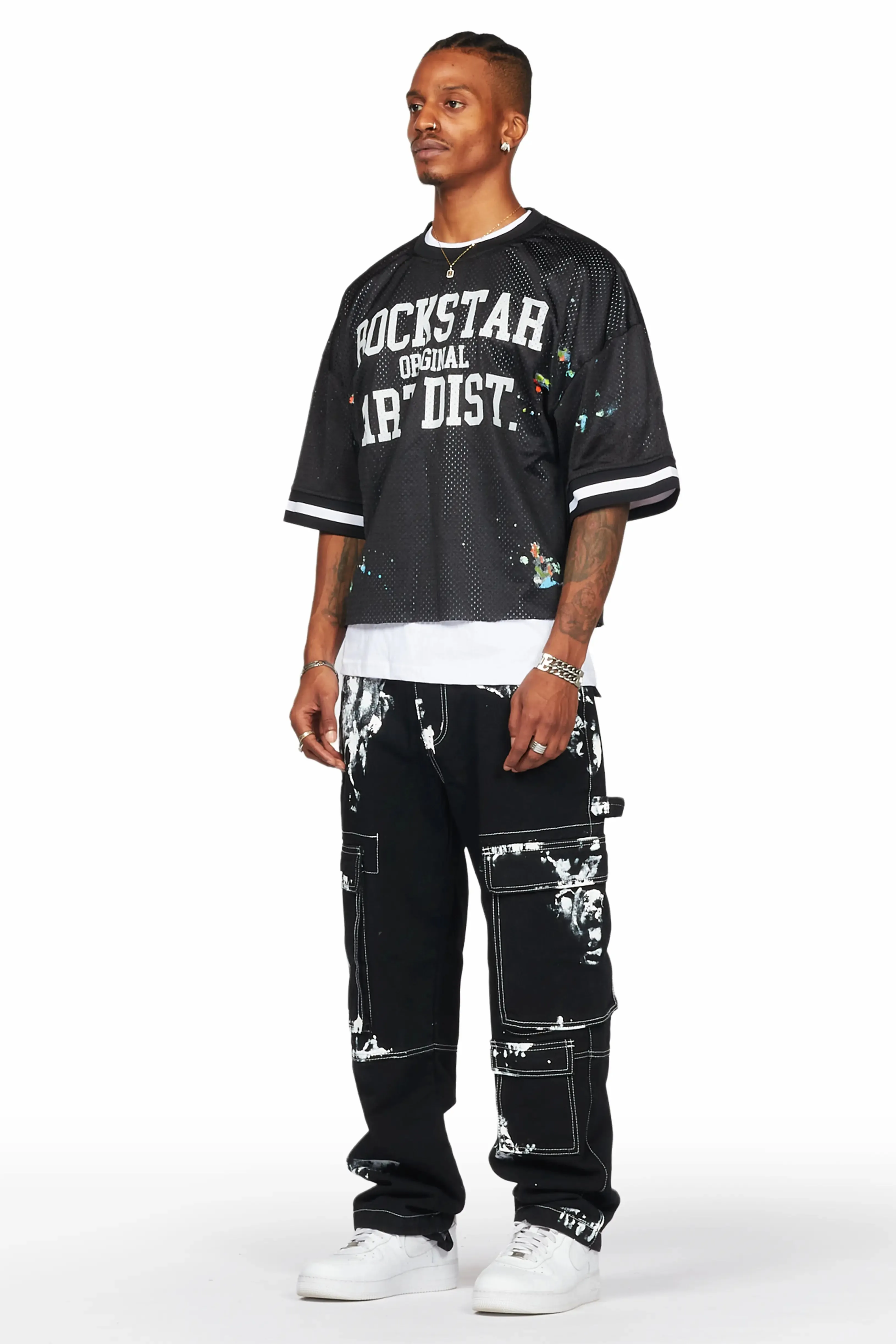 Baha Black Painter Baggy Cargo Jean sold by Rockstar Original product image thumbnail 4