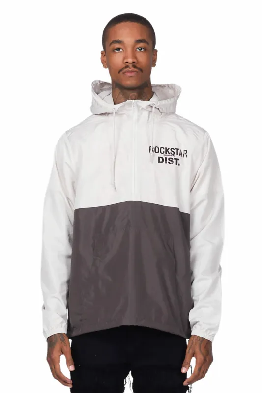 Lake Grey Graphic Windbreaker sold by Rockstar Original